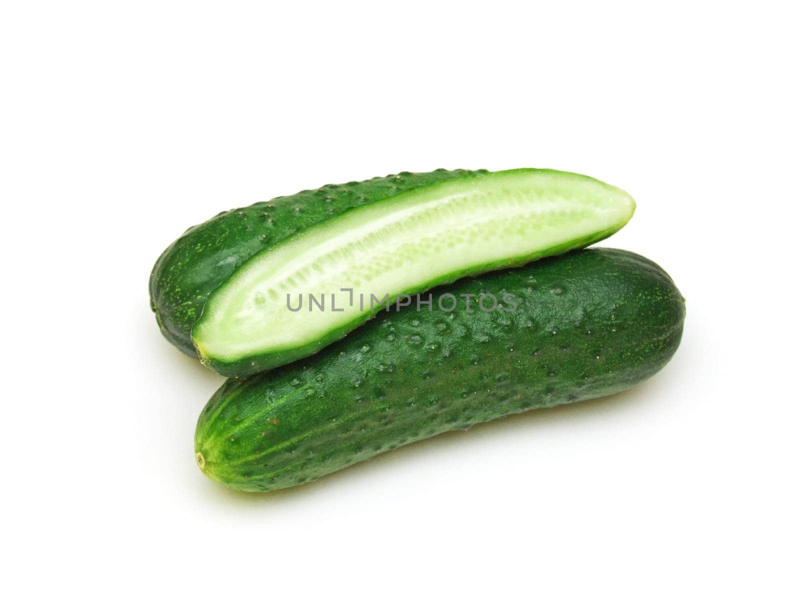 some pickling cucumbers (cucumis sativus)