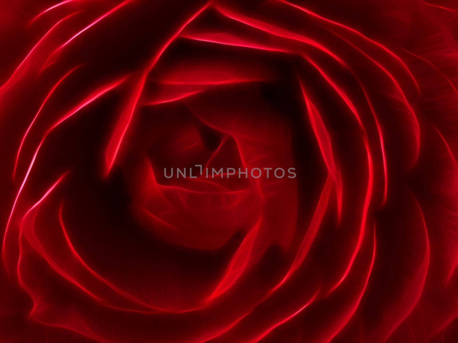 Close-up image of an (abstract) red flower