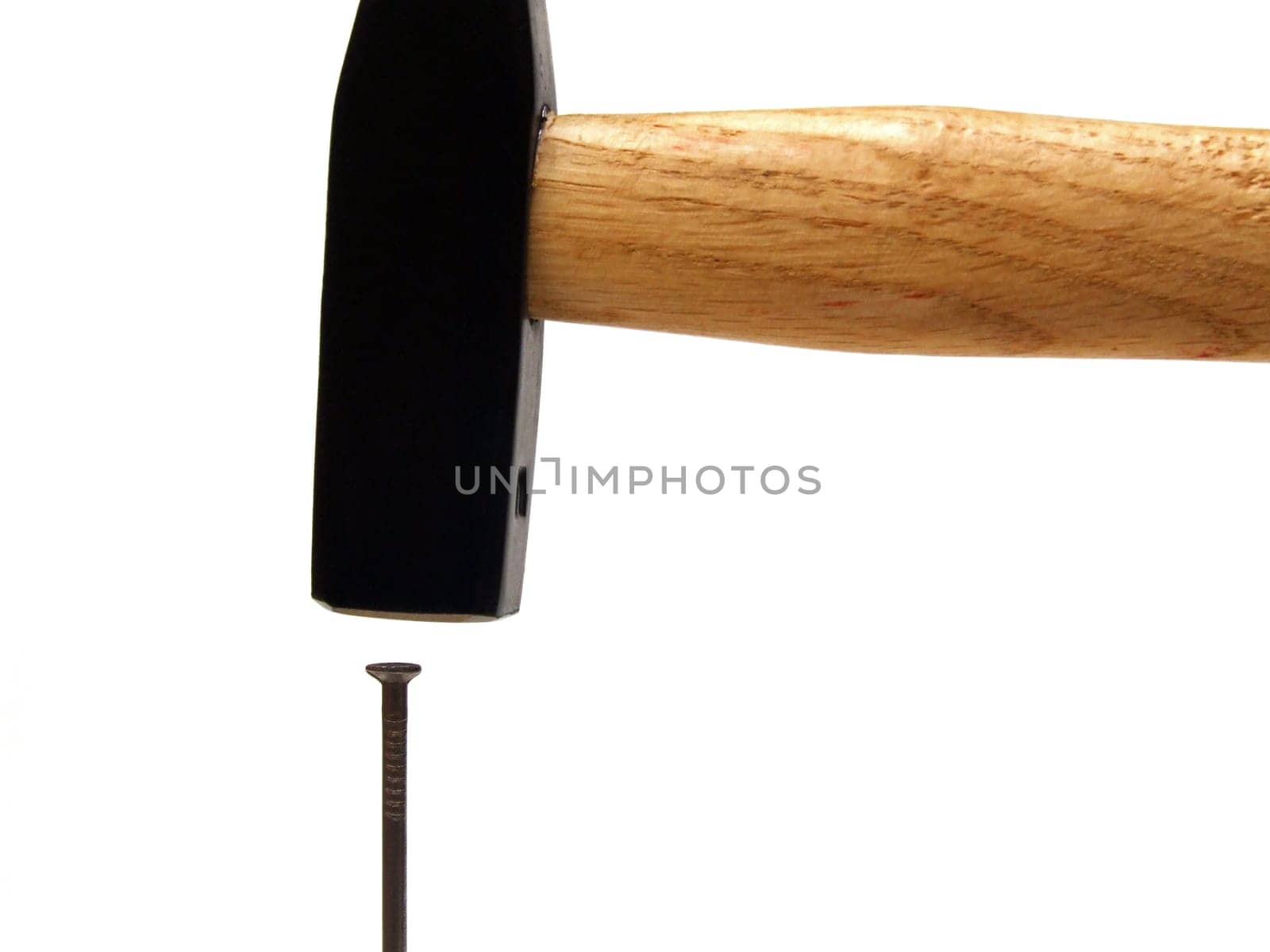 Locksmith's hammer and nail