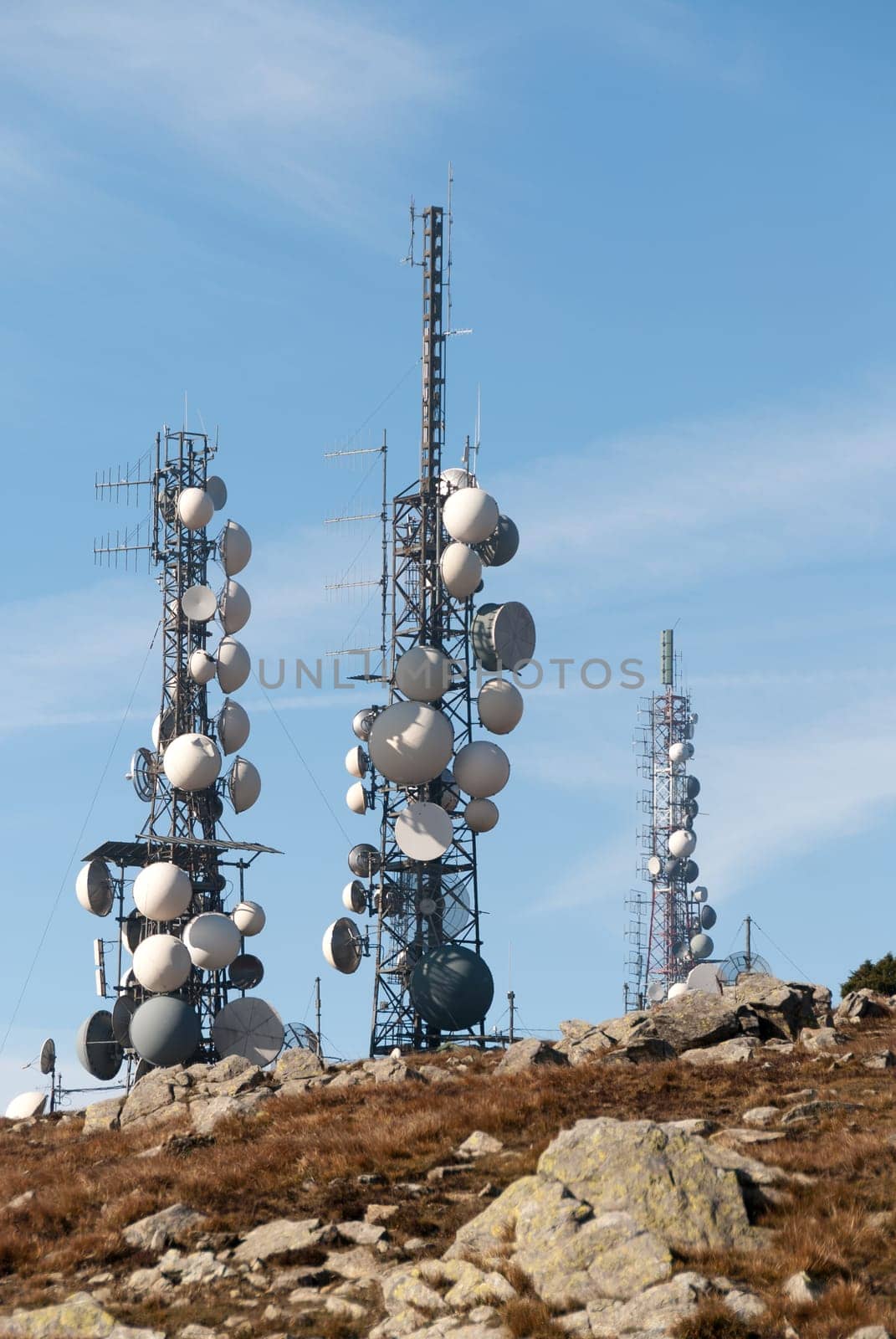 tower for the transmission of radio signals