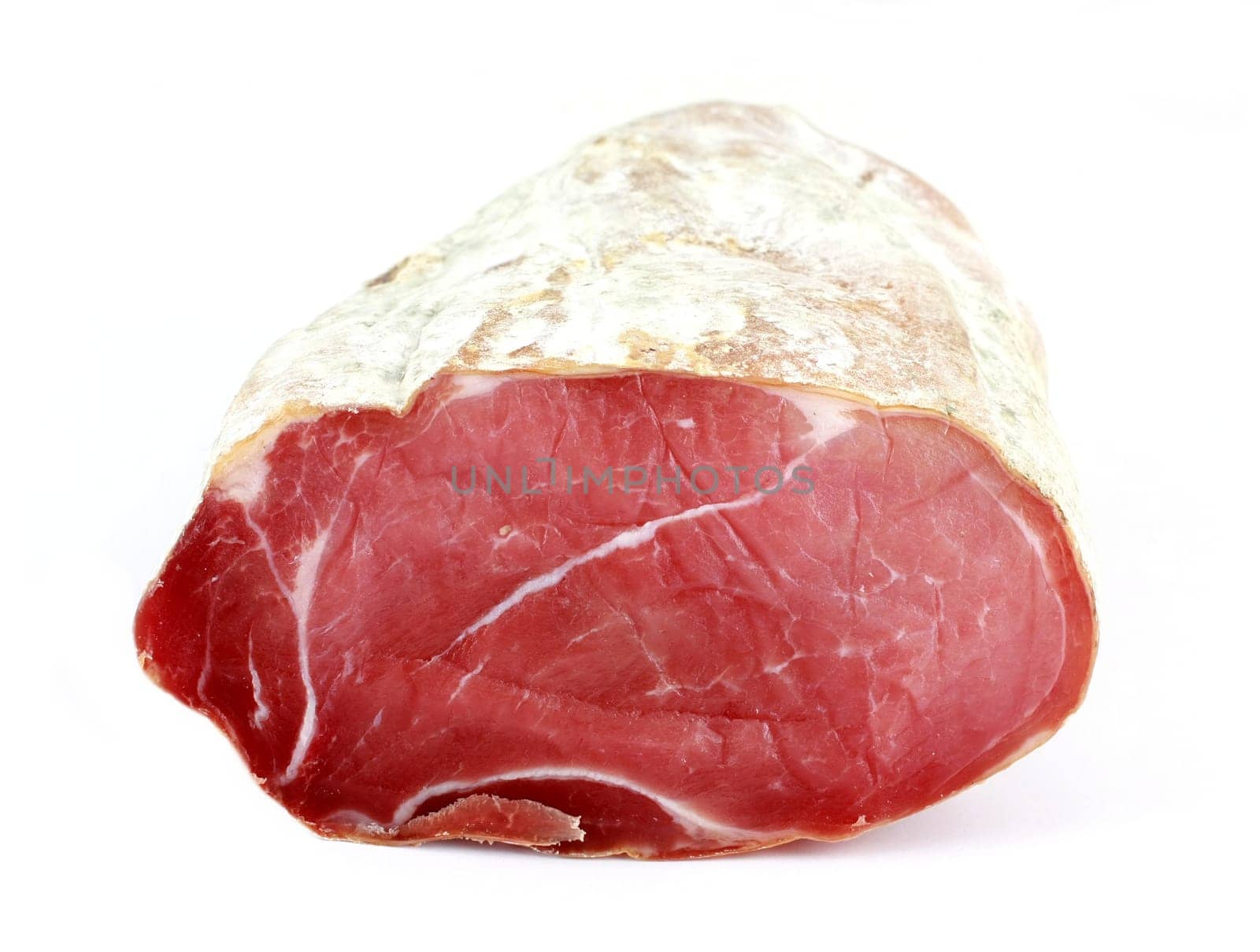 Ham, isolated on white