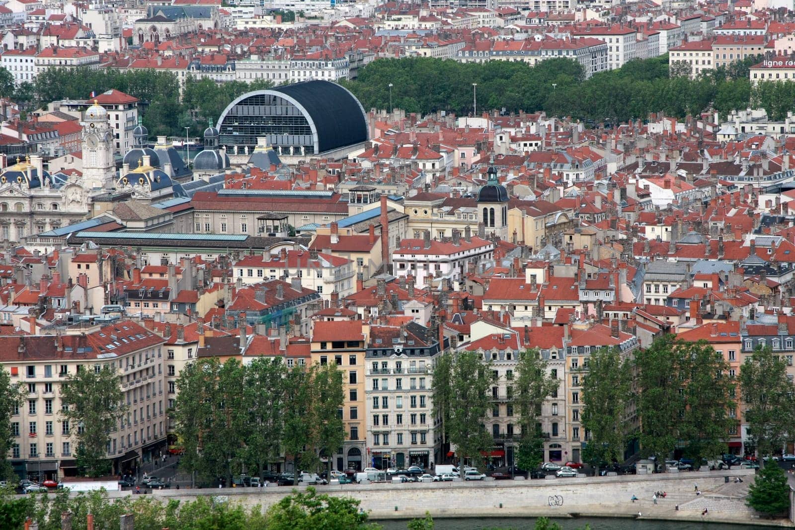 Cityscape of Lyon, France