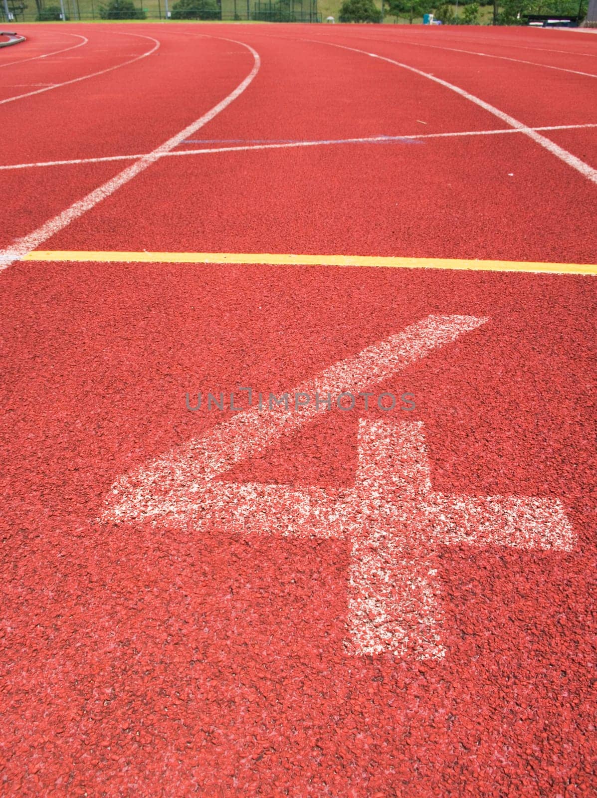 running track for race, for concept or background.