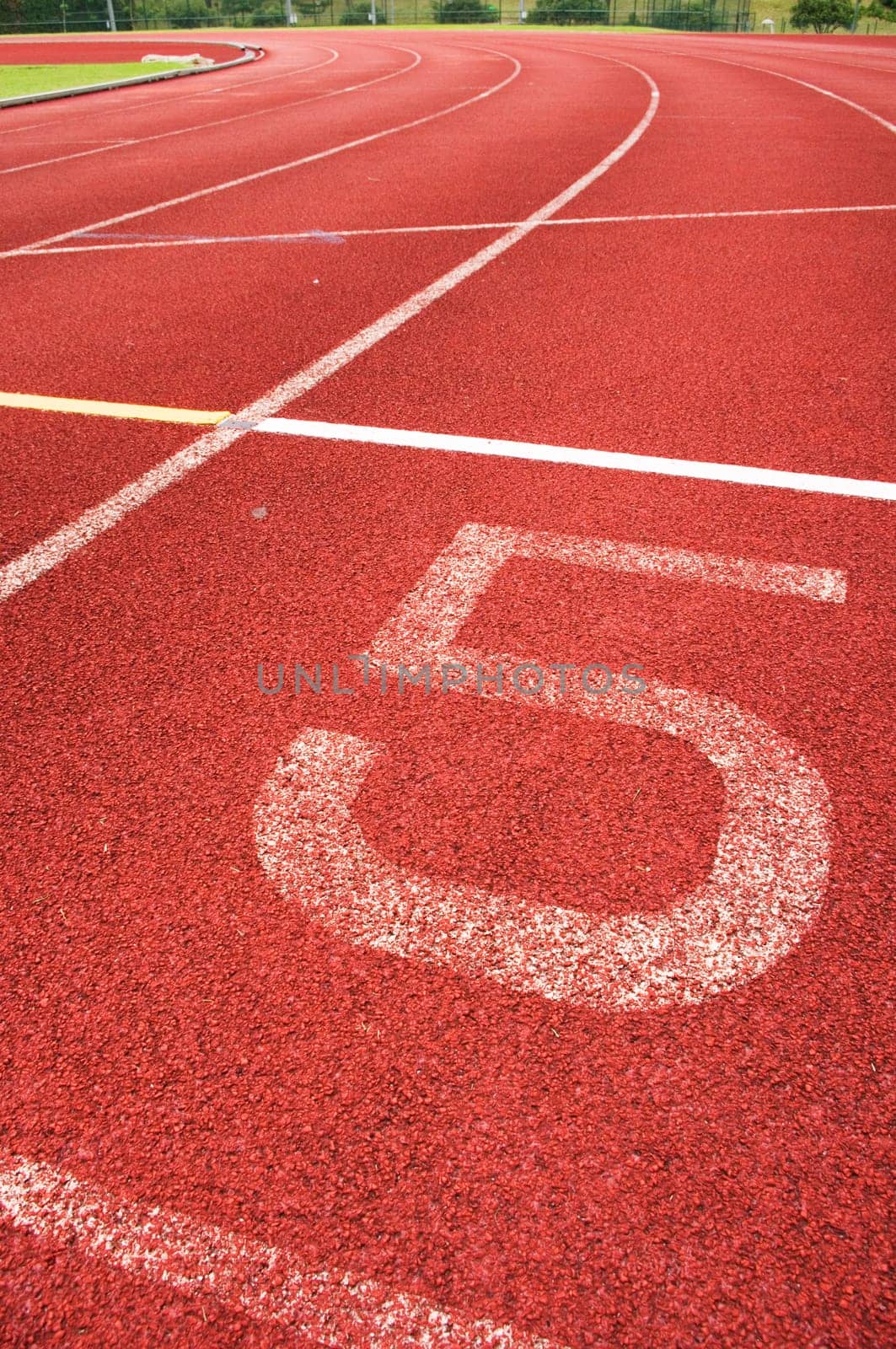 running track for race, for concept or background.