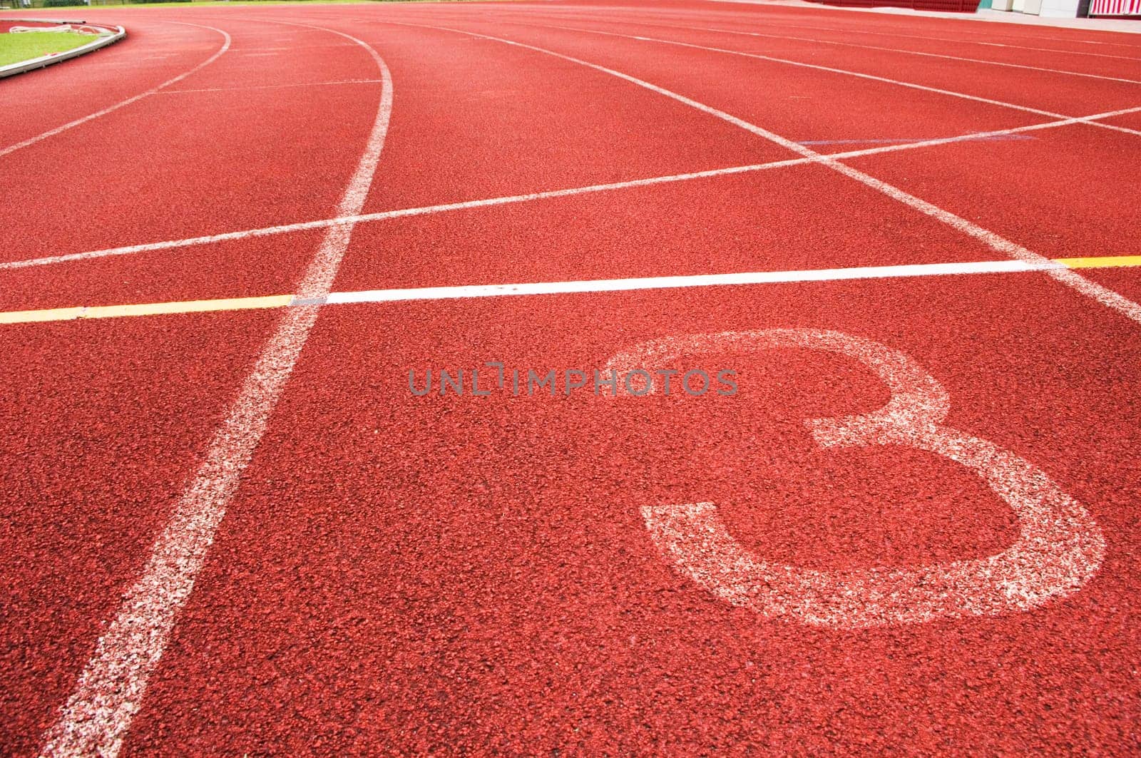 running track for race, for concept or background.