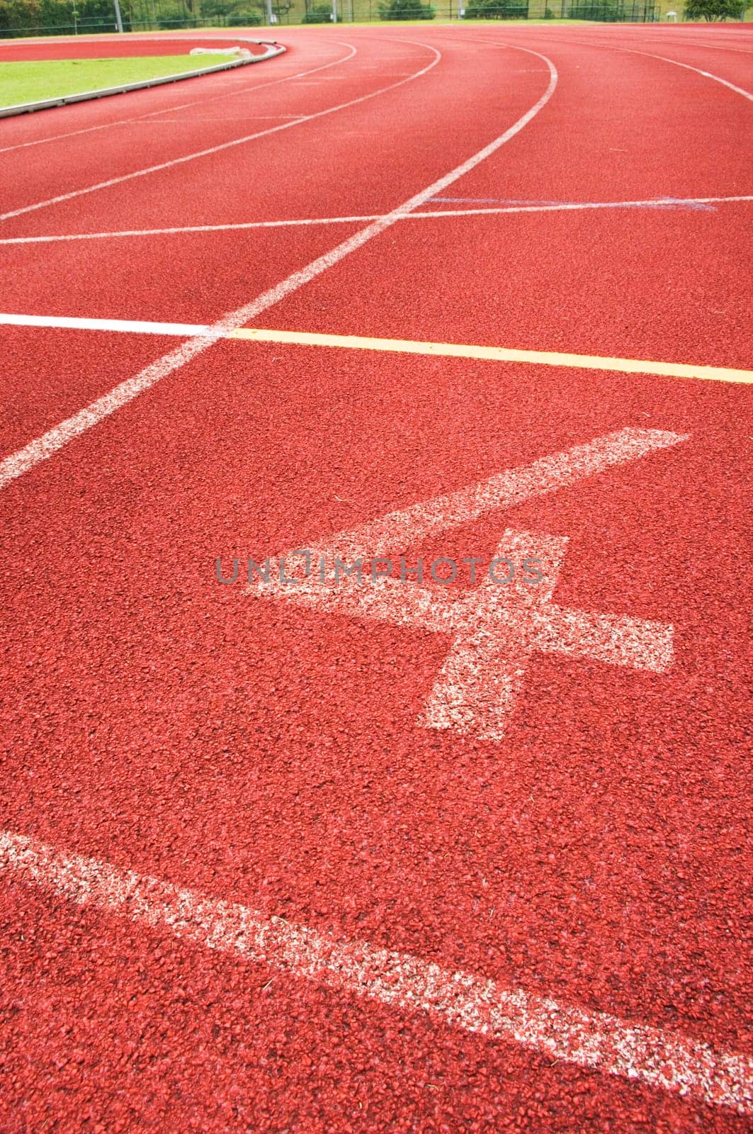 running track for race, for concept or background.