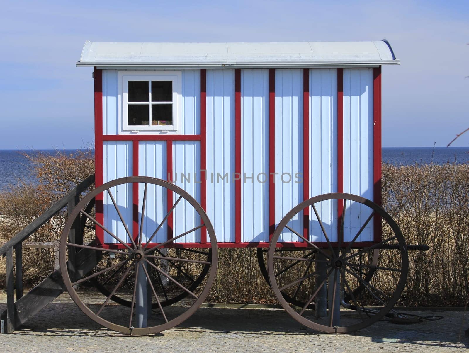 Historic Bathing Cars Baltic Sea