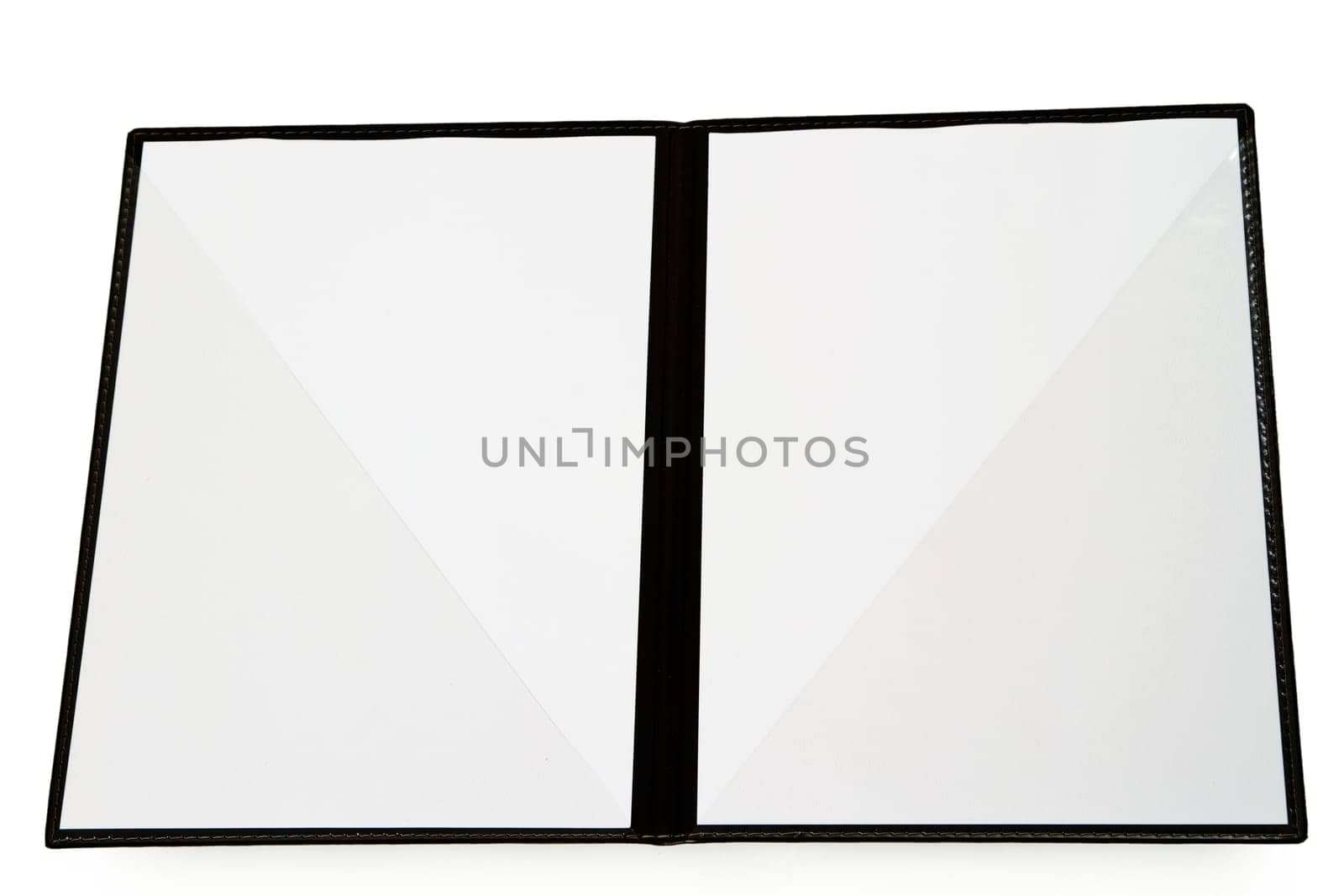 Document folder isolated on white background