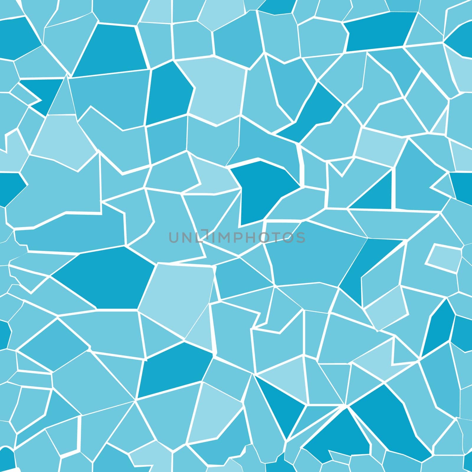 Seamless background pattern with broken glass pieces in global colors only.