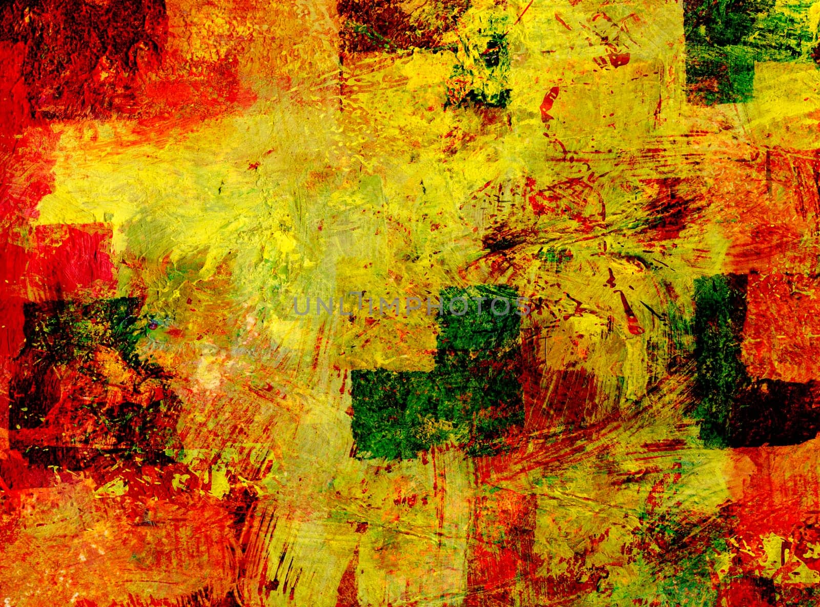 Mixed Media Background - Layers Collage