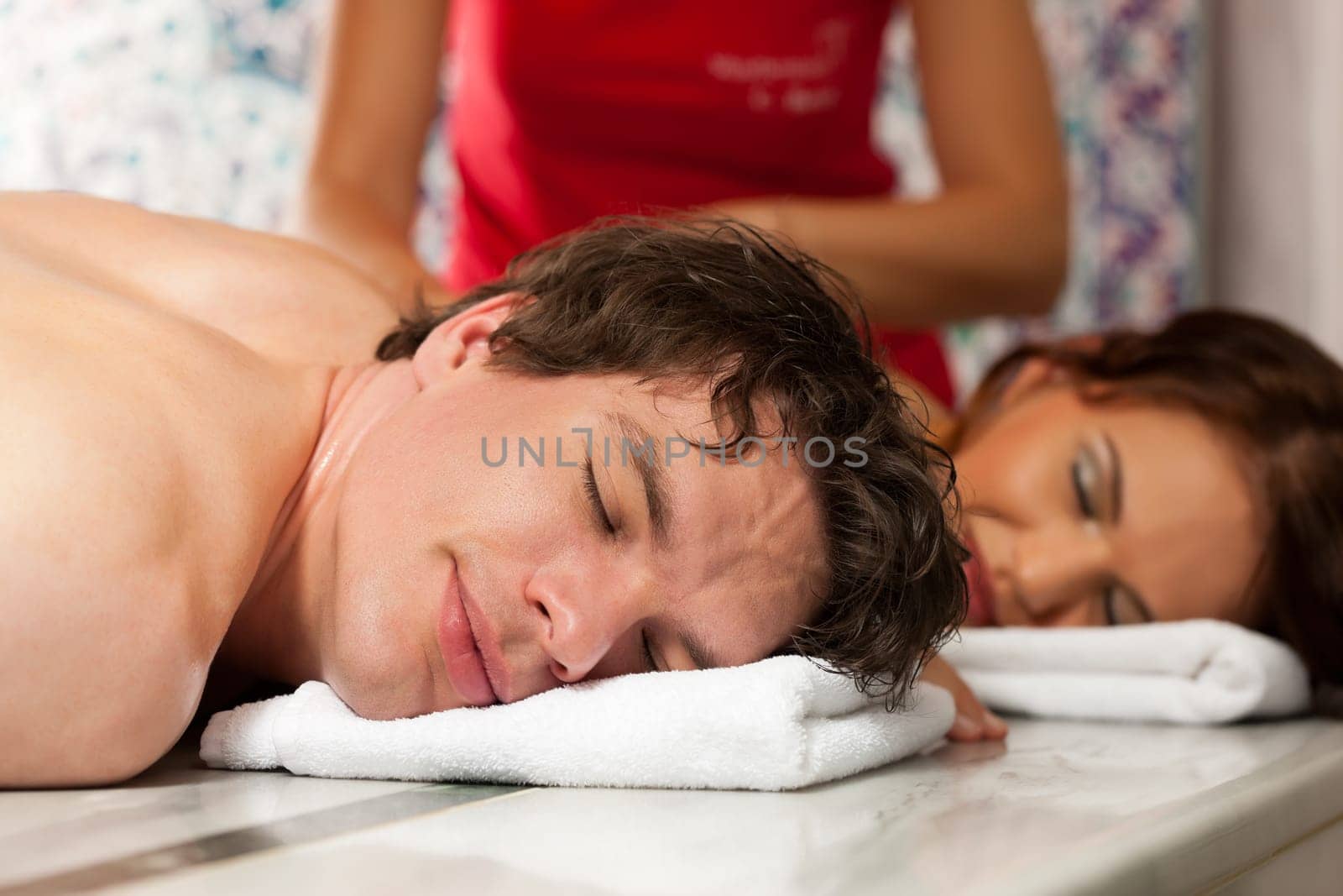 Wellness - Couple having a massage
