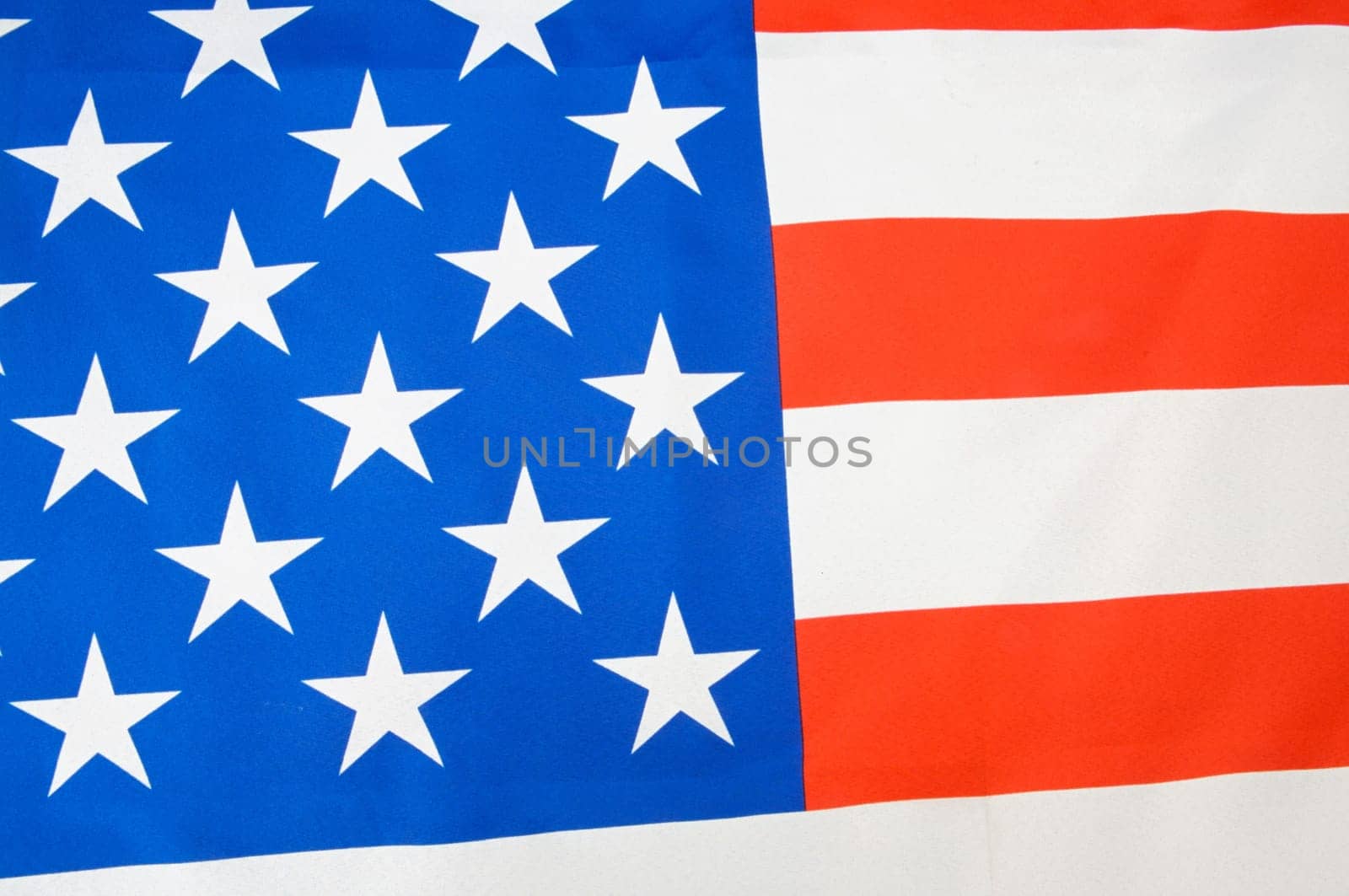 American flag a over white back ground