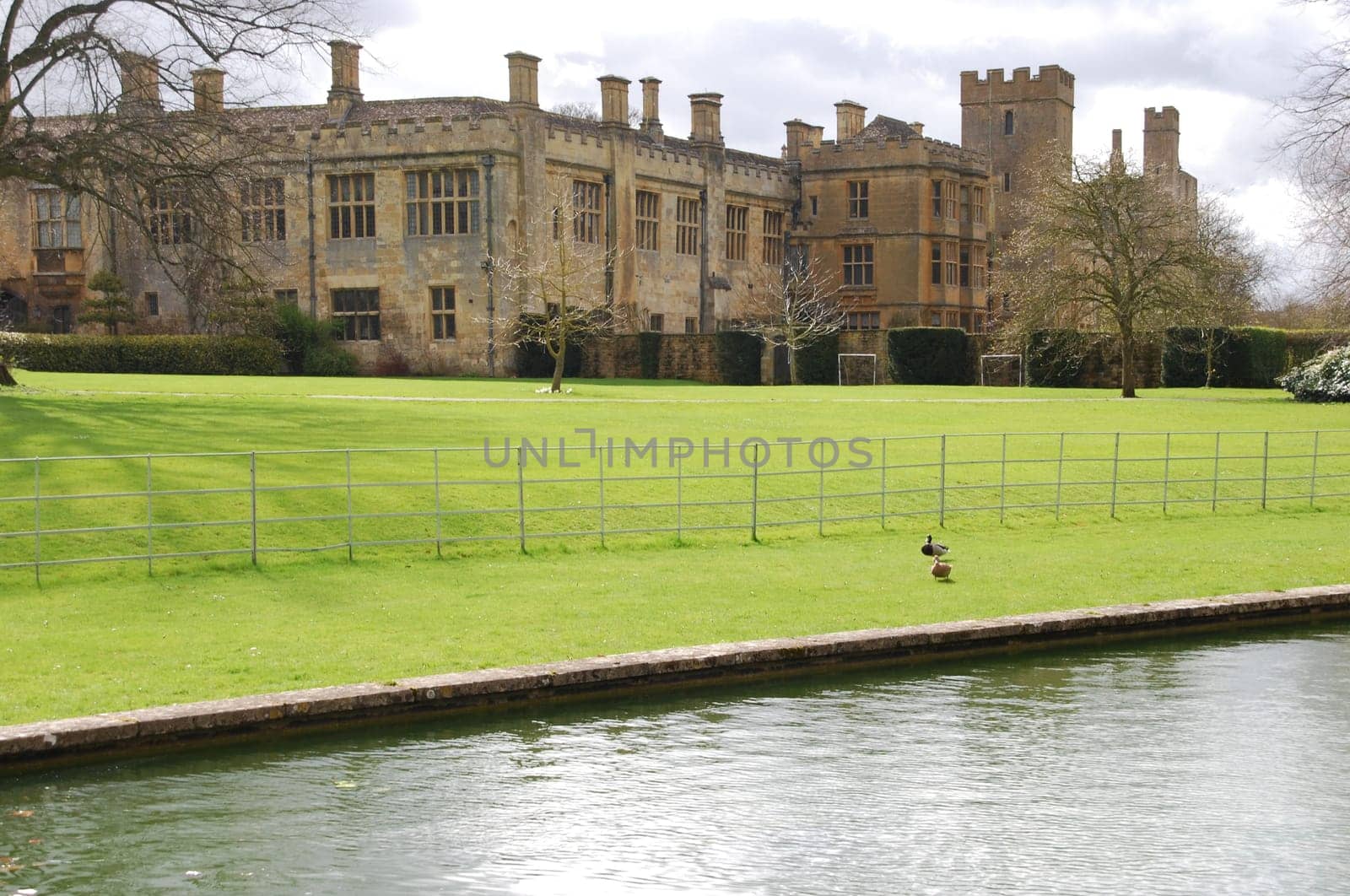 beautiful view at Sudeley Castle in Winchcombe, Gloucestershire (United Kingdom)