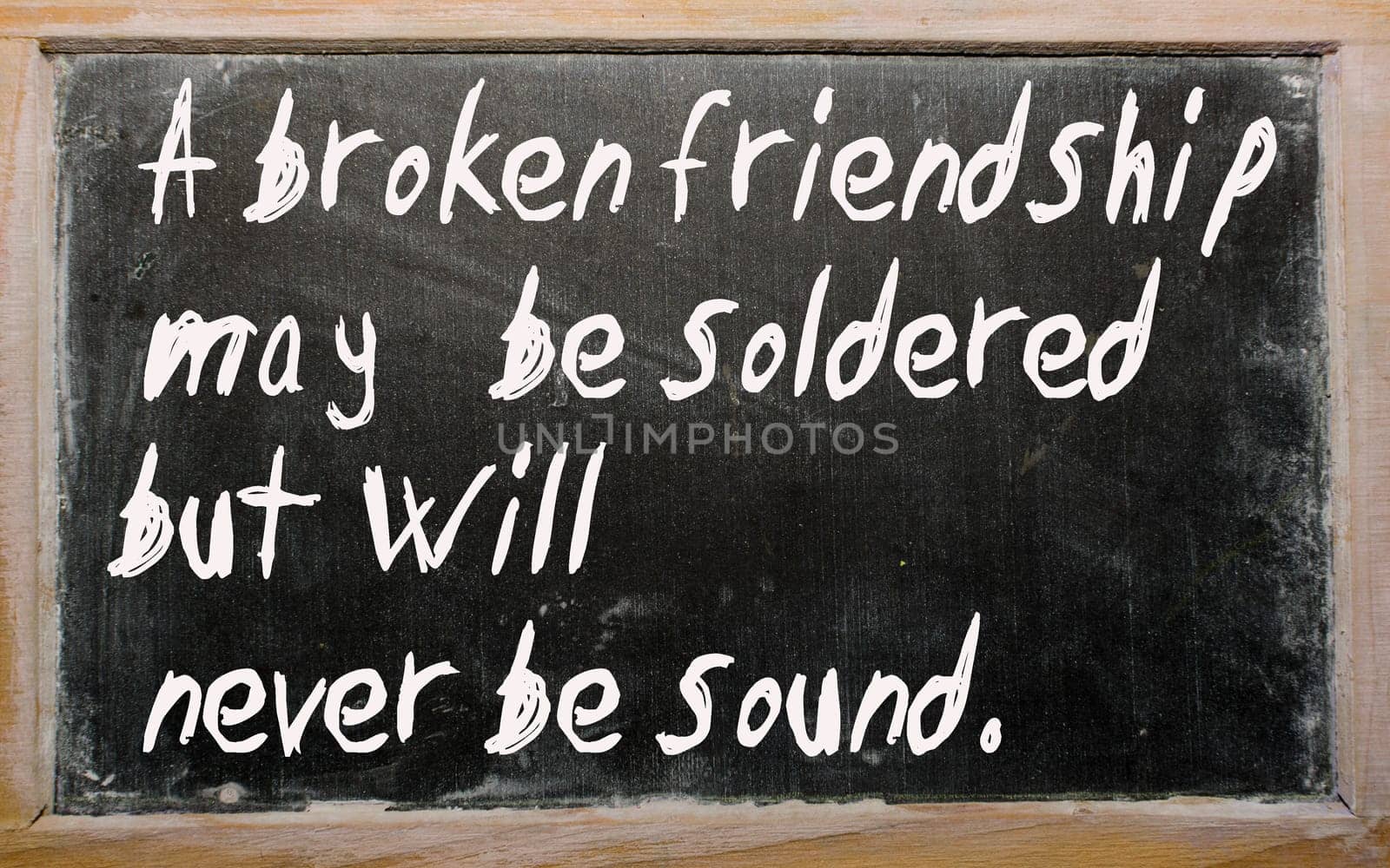 Blackboard writings """"