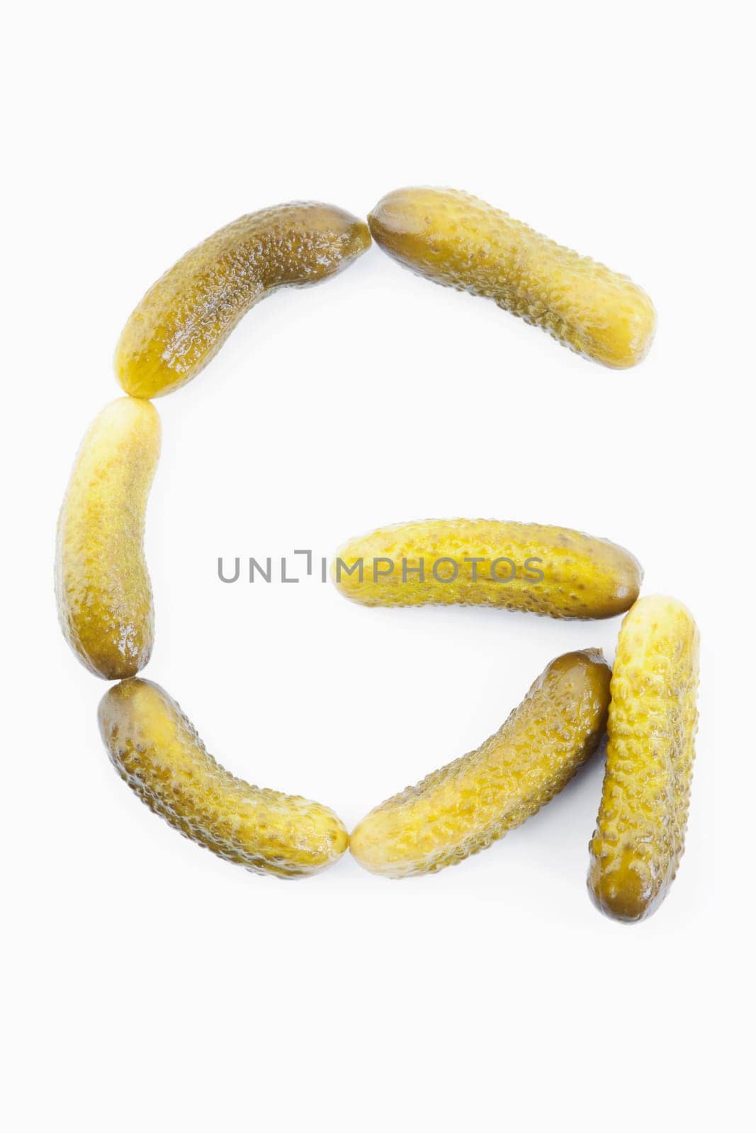 G - for cucumbers