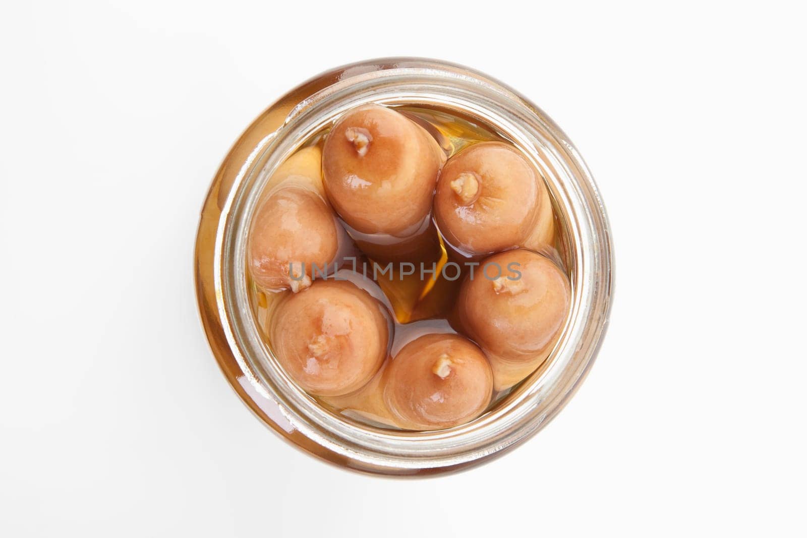 Sausages in a jar