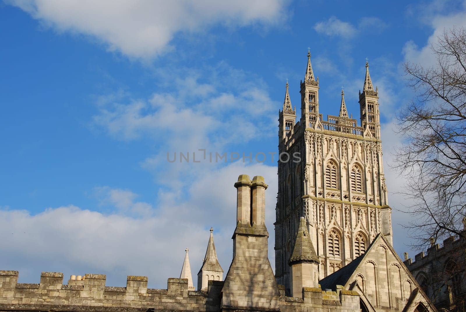 the famous Gloucester Cathedral, England (United Kingdom)