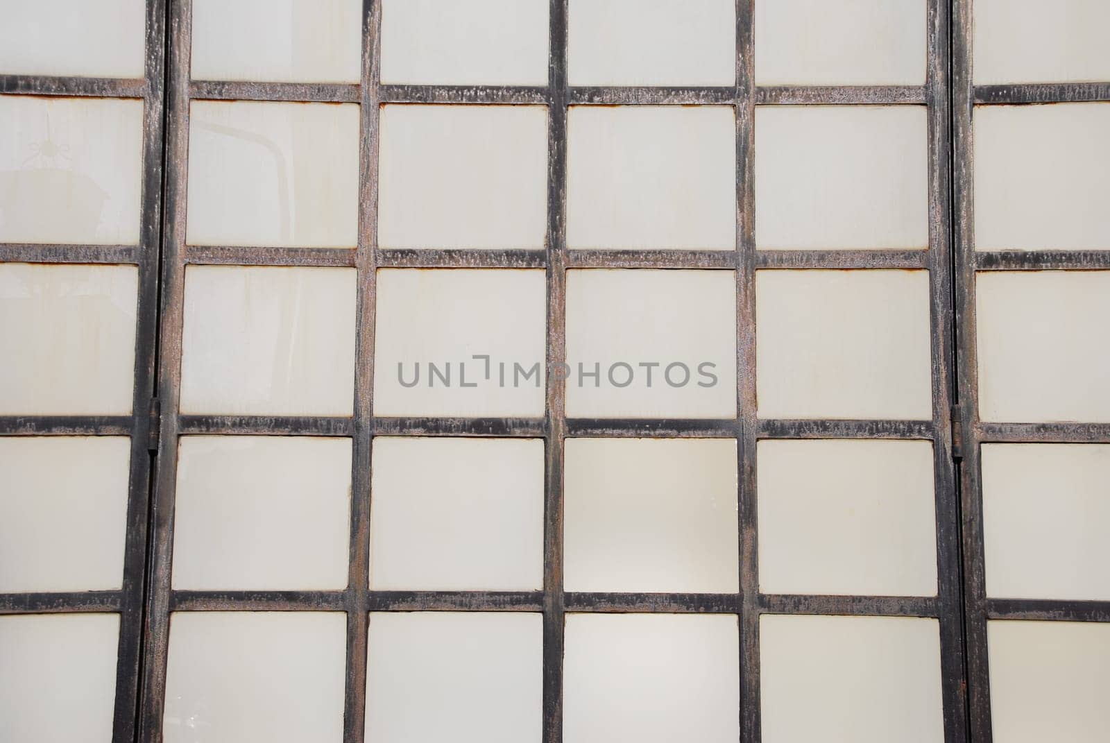 background of a beautiful antique and vintage glass/metal window