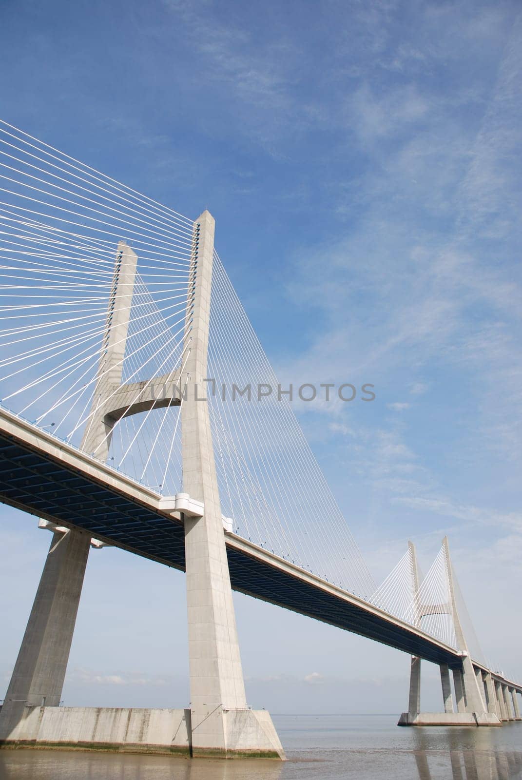 longest bridge in Europe known as Vasco da Gama (over the Tagus river)