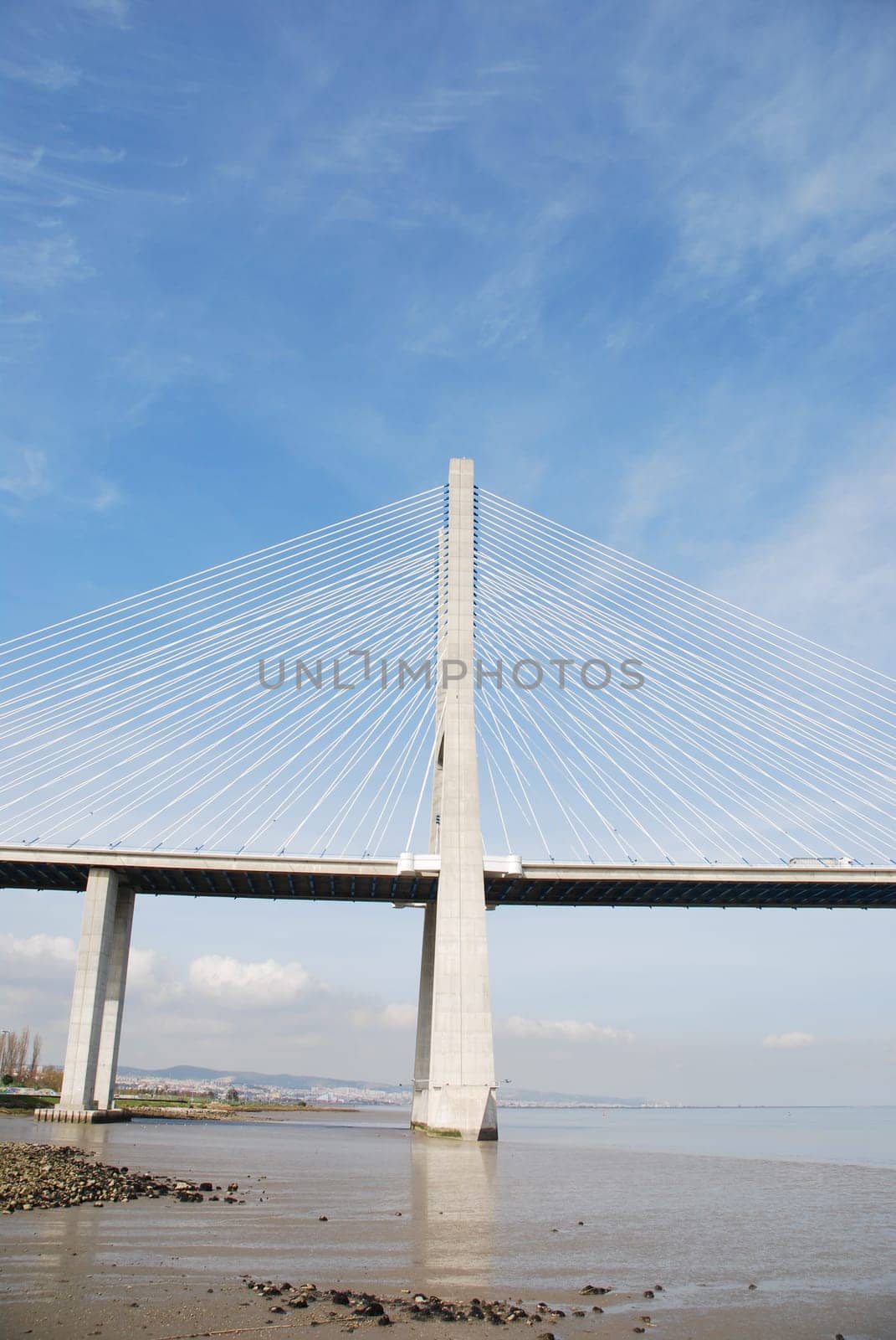 longest bridge in Europe known as Vasco da Gama (over the Tagus river)