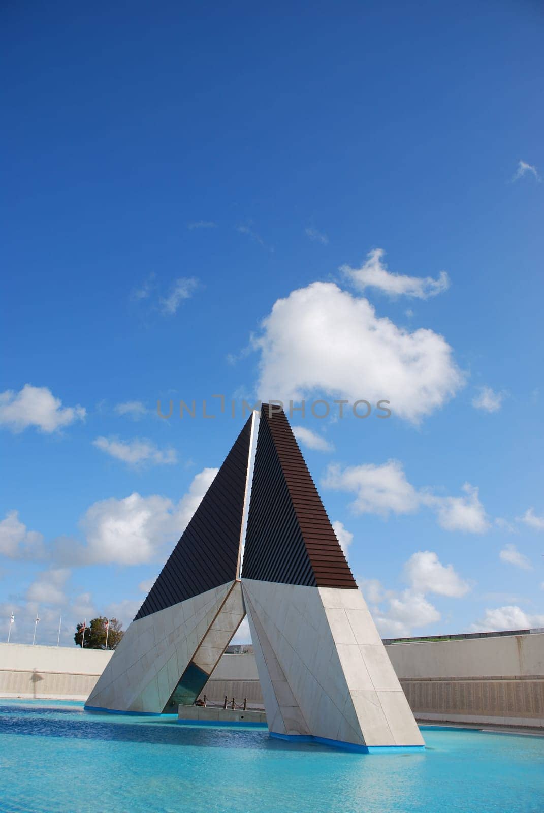 famous landmark to the portuguese soldiers fallen in Ultramar/Africa war (1961-1975) in Lisbon, Portugal