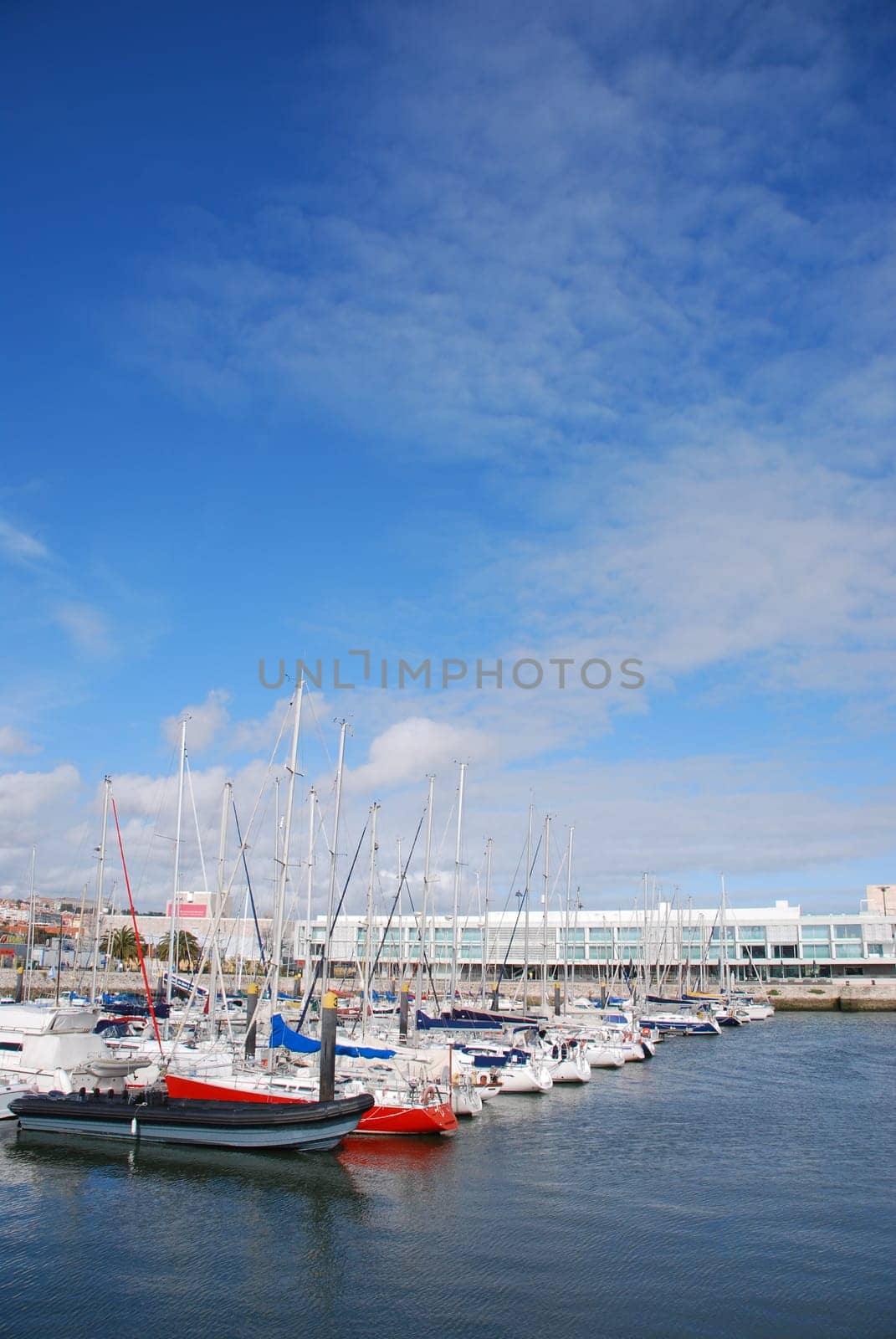 beautiful boats at the docks in Lisbon, Portugal