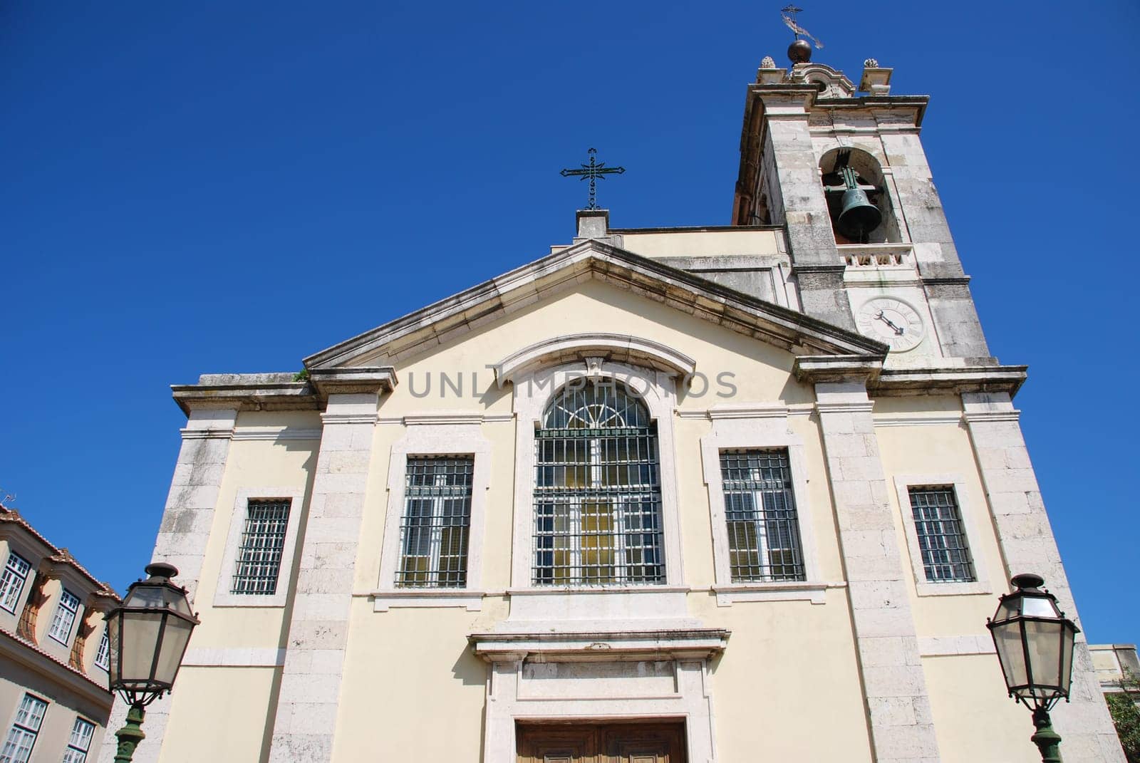 old wounds of Christ Church in Lisbon, Portugal