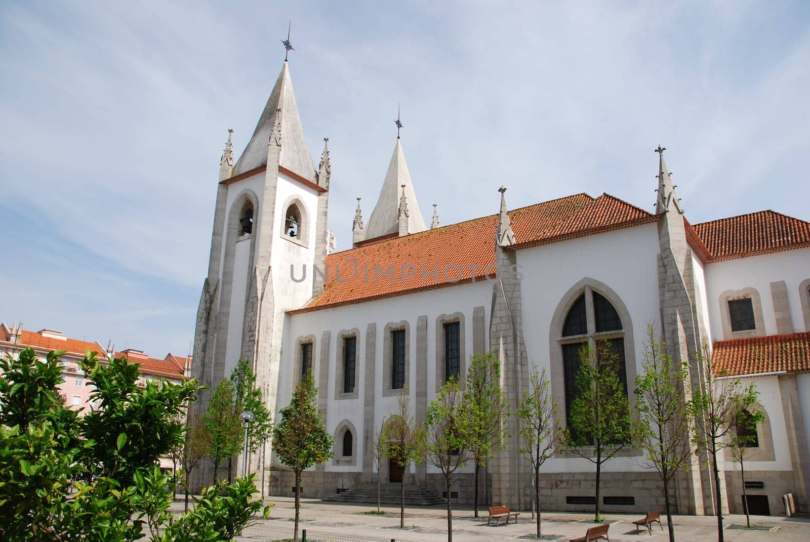 beautiful Santo Condestável Church in Lisbon, Portugal