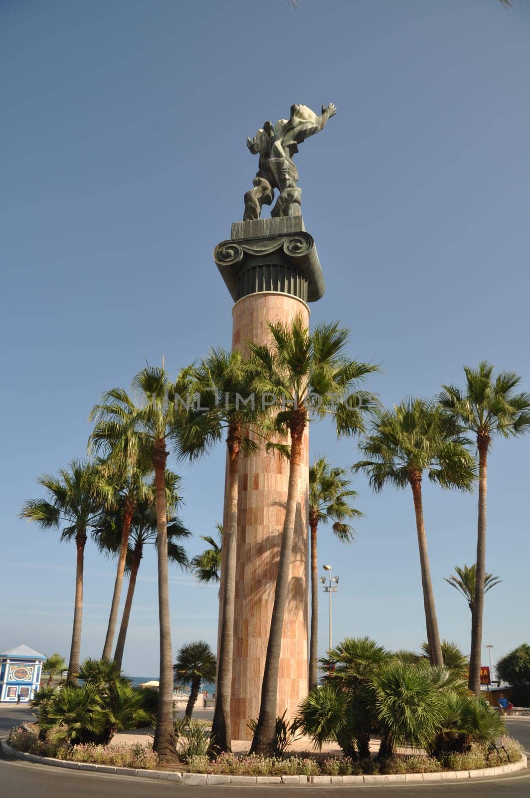 La Victoria or Victory statue in Puerto Banus, Spain