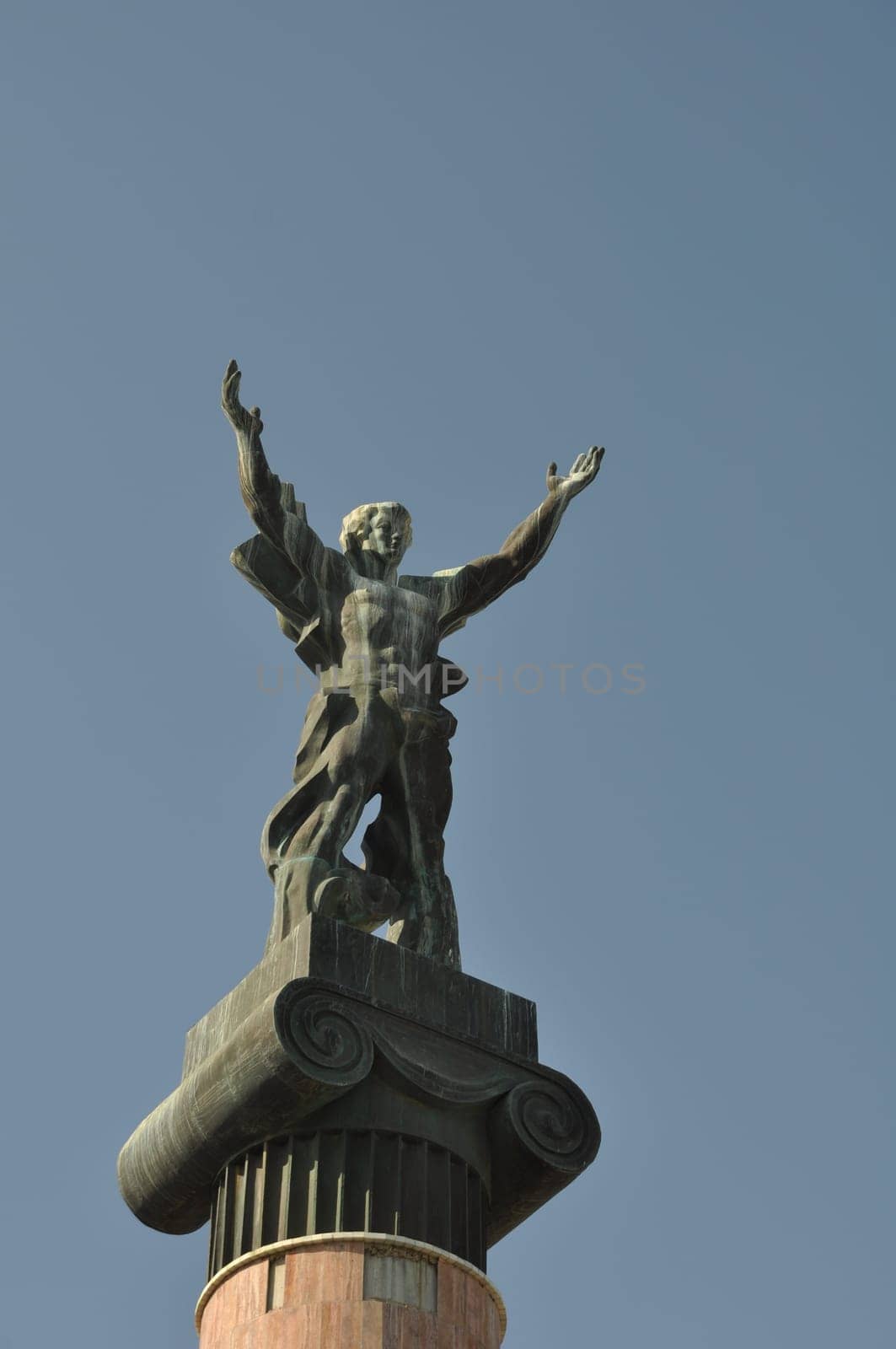 La Victoria or Victory statue in Puerto Banus, Spain