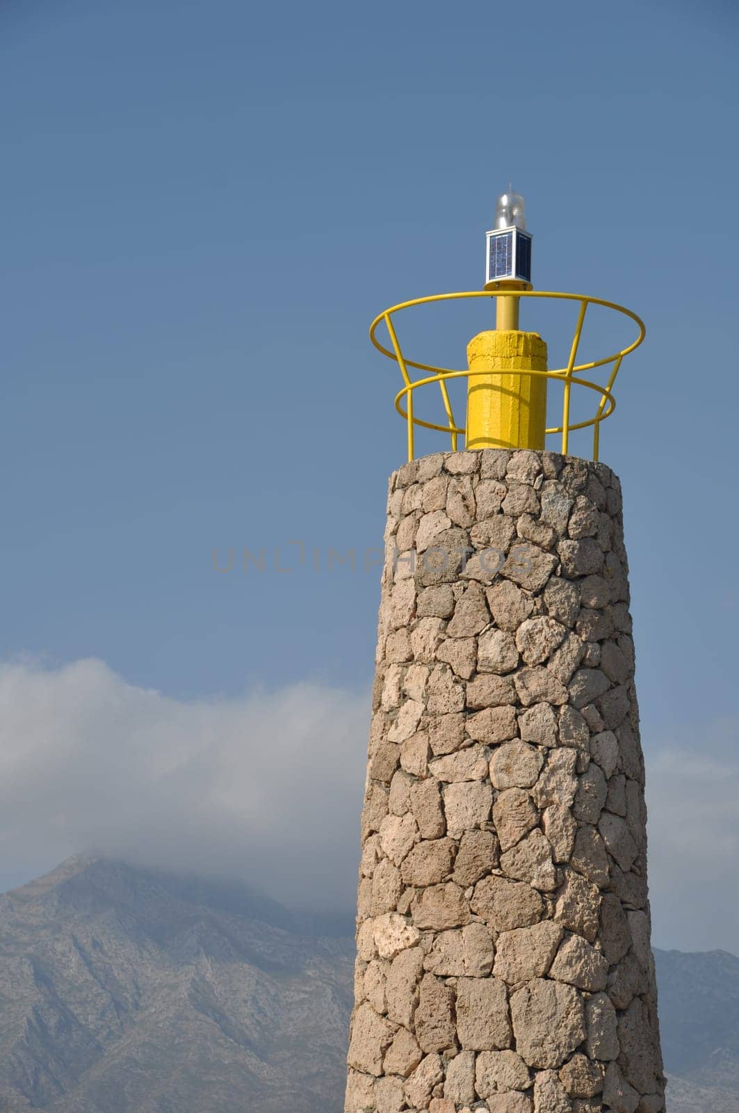 famous lighthouse in Puerto Banus (Marbella), Spain