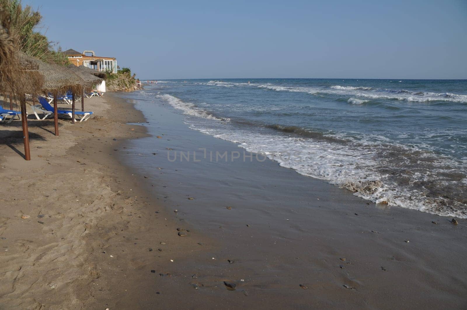 beautiful beach in Costa del Sol (Marbella), Spain