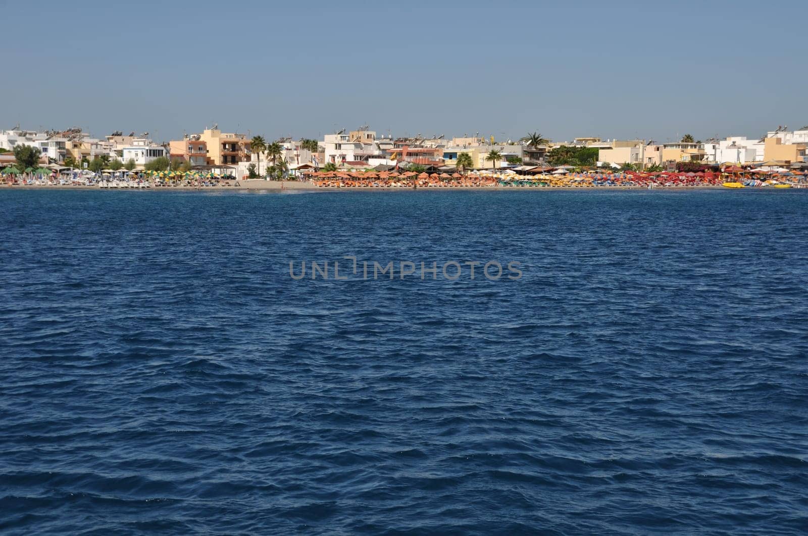 seascape view of beaches in Kos, Greece
