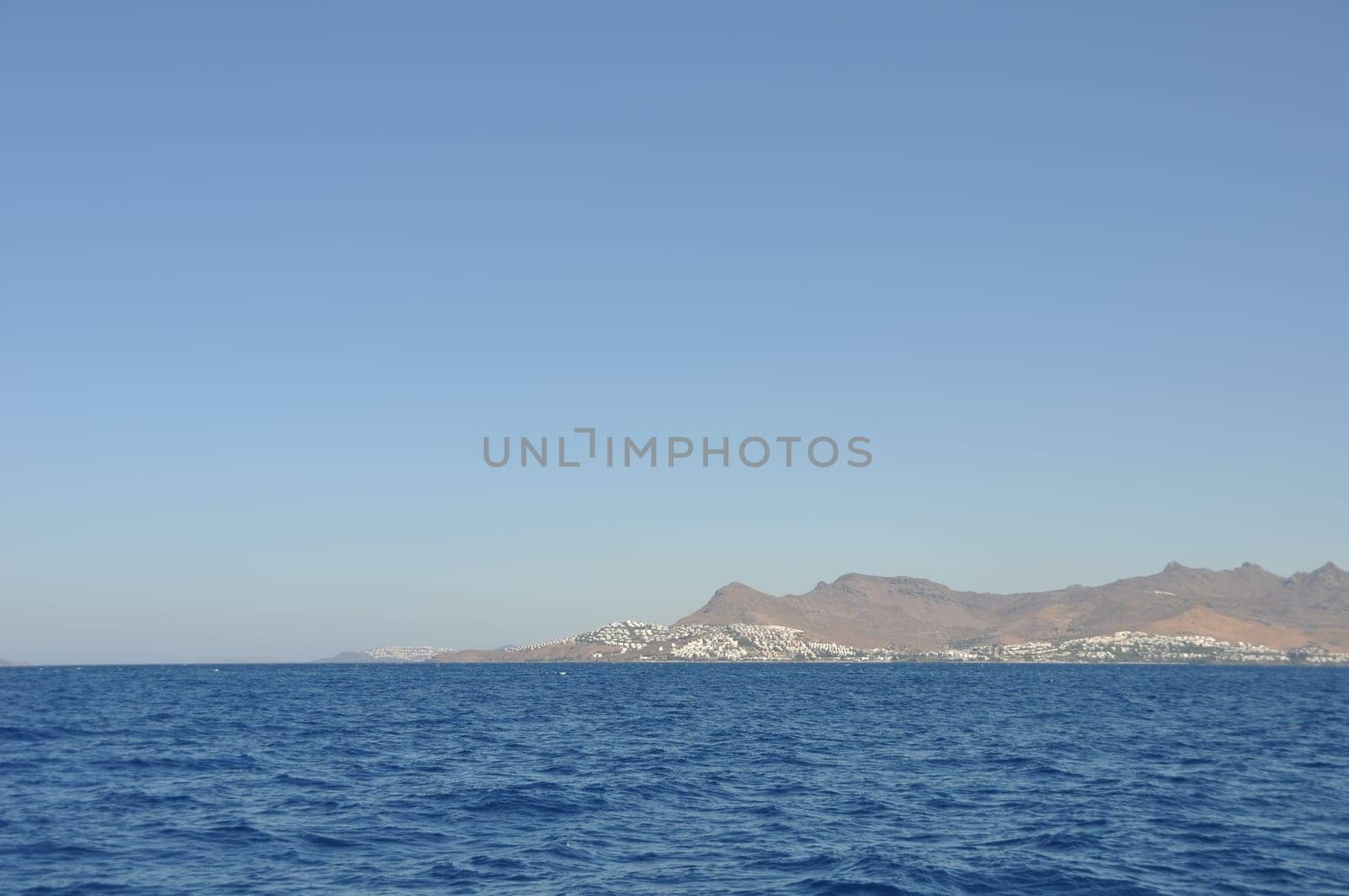 gorgeous seascape to Bodrum coast in Turkey