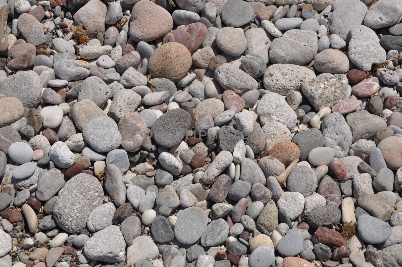 gorgeous beach pebble stones background or texture