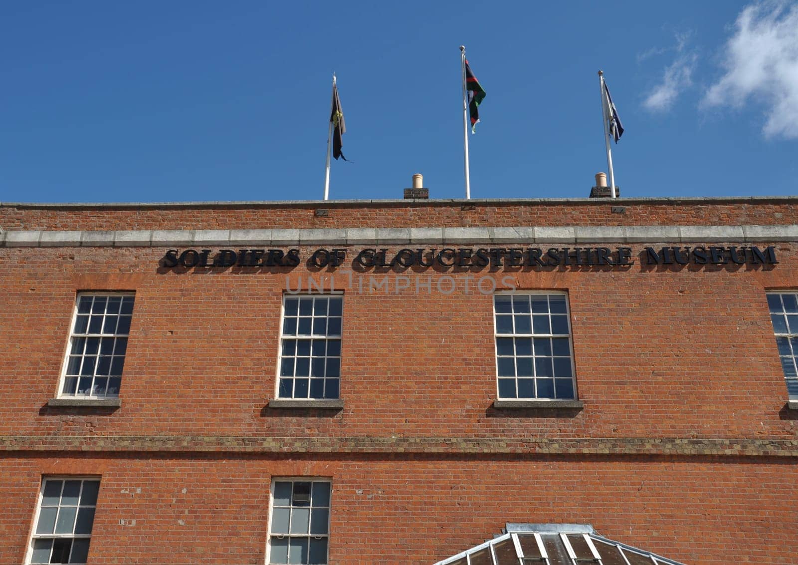 soldiers of Gloucestershire museum in Gloucester docks, England