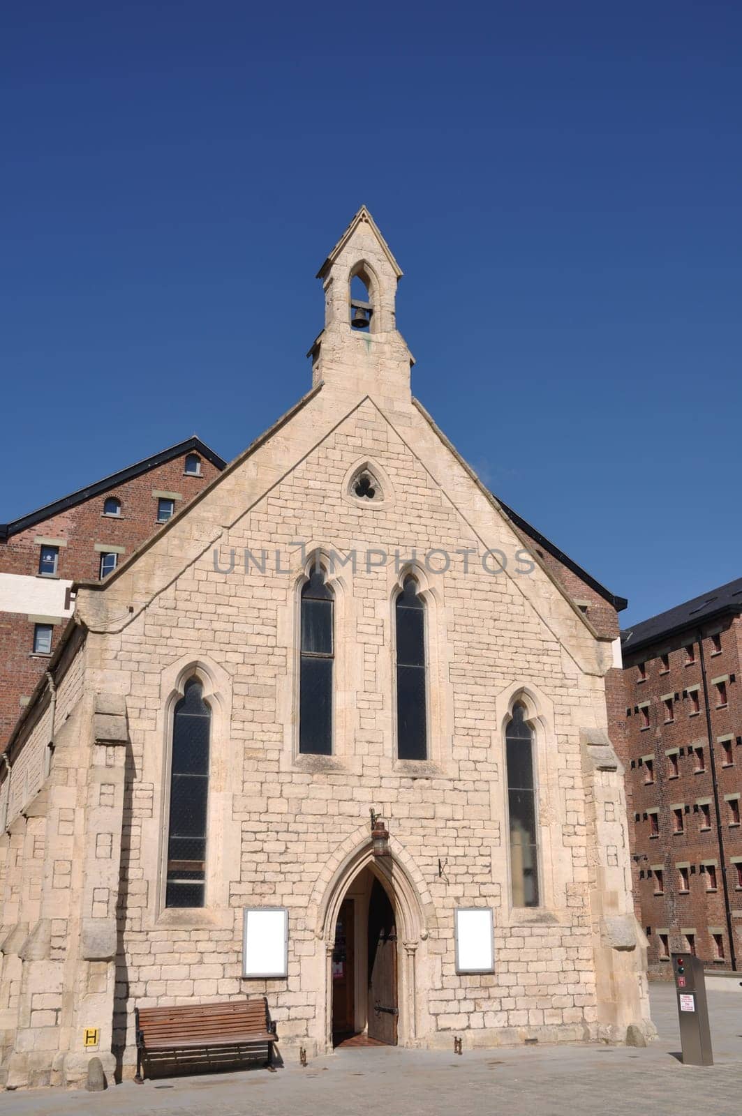 beautiful Mariners church in Gloucester docks, UK