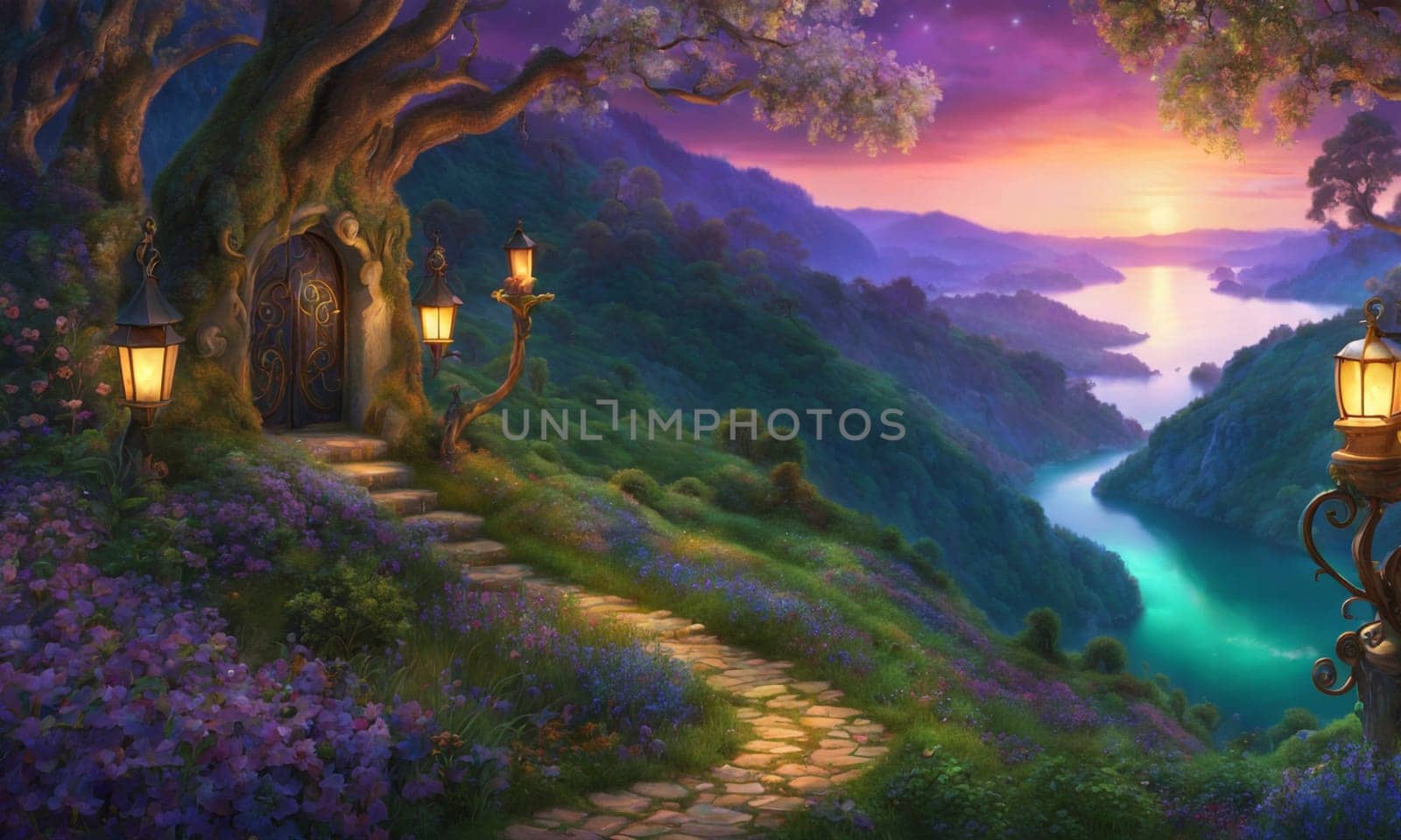 Fantasy landscape by NeuroSky