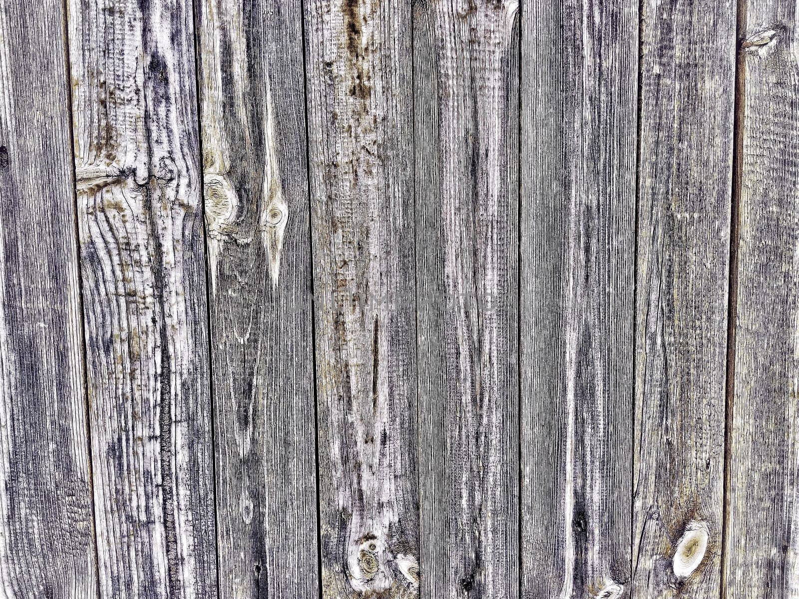 gray wooden planks deformation of the old fence. High quality photo