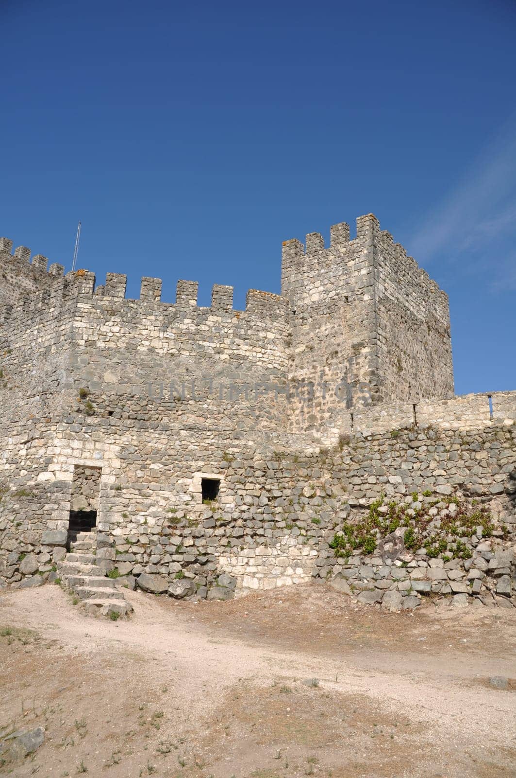 ancient and medieval Castle in Leiria, Portugal