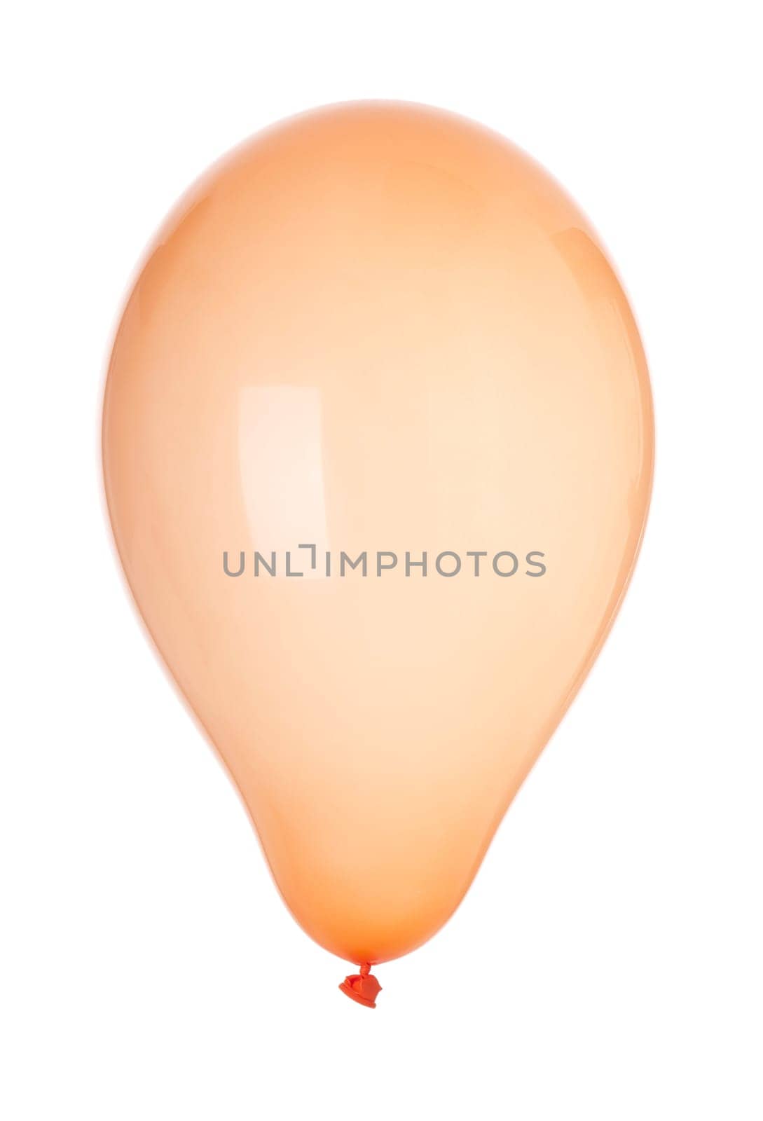 colorful inflatable balloon isolated on white background