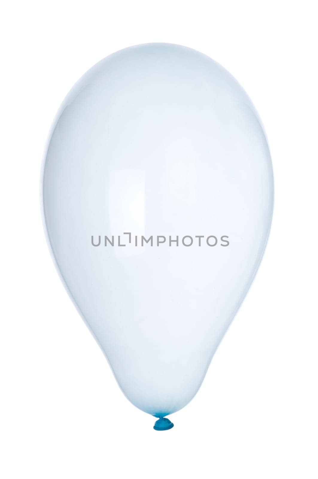 colorful inflatable balloon isolated on white background