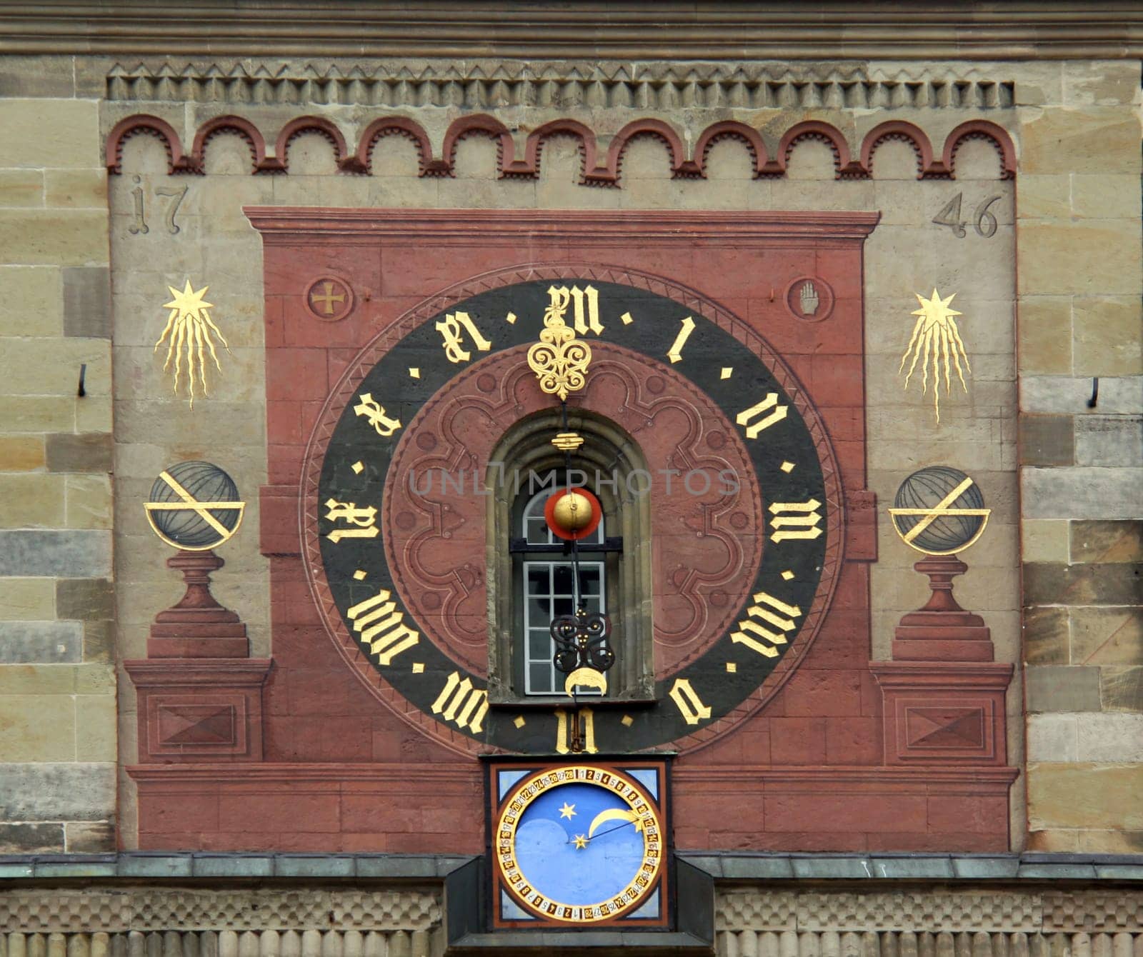 Tower clock of Stankt Michael in Schwäbisch Hall