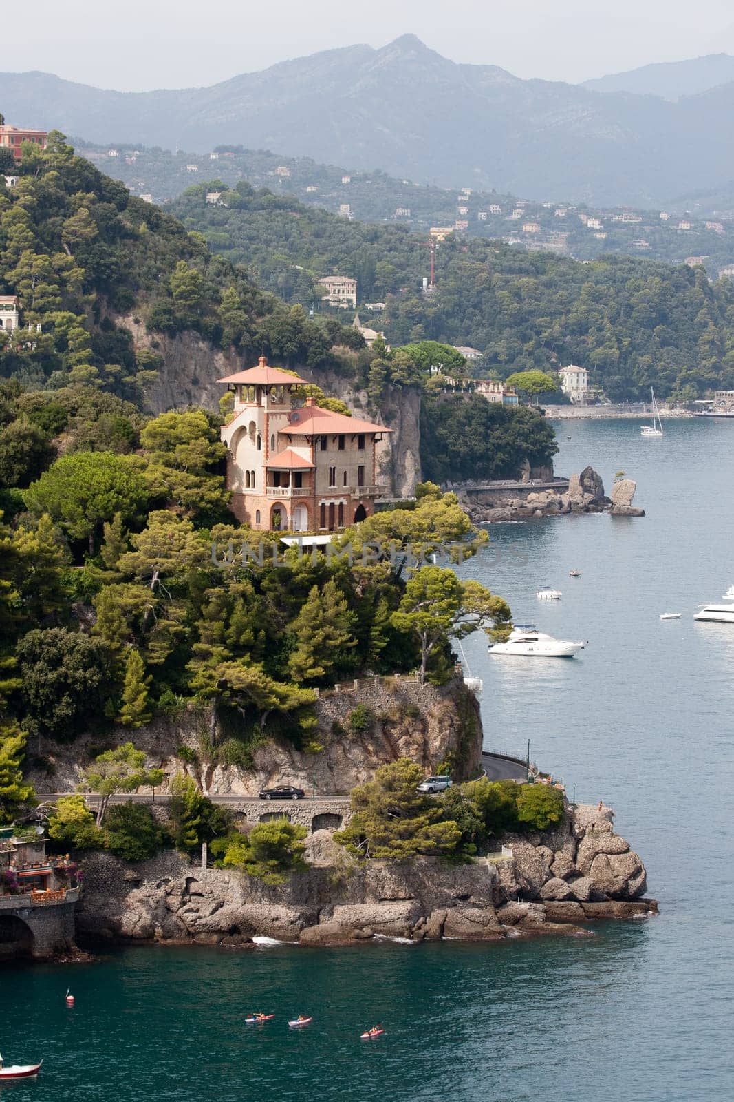 Luxury Villa on the rock near Portofino, Italy