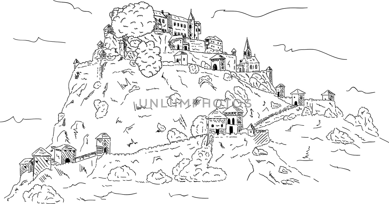vector - Hochosterwitz Castle