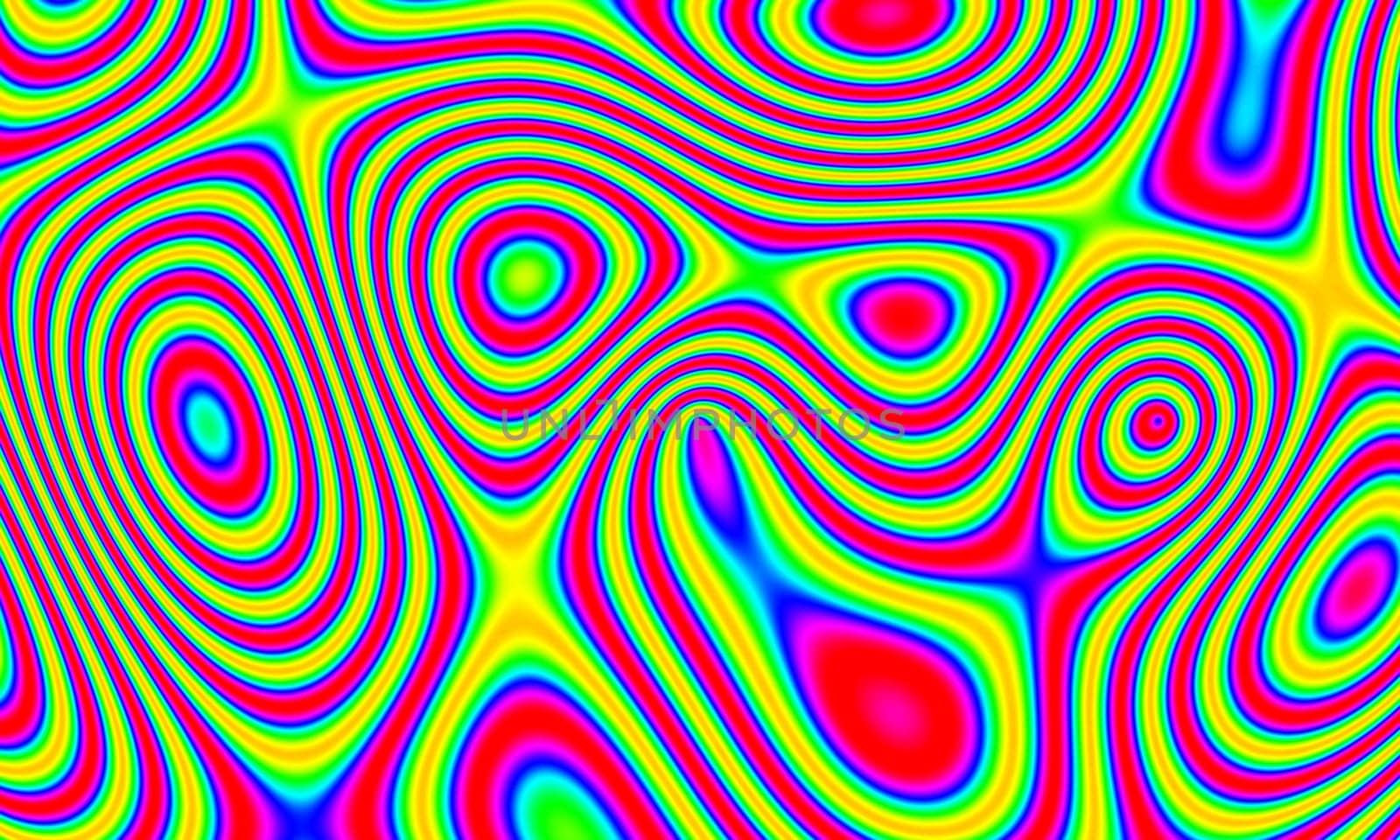 Rainbow Matrix Background
