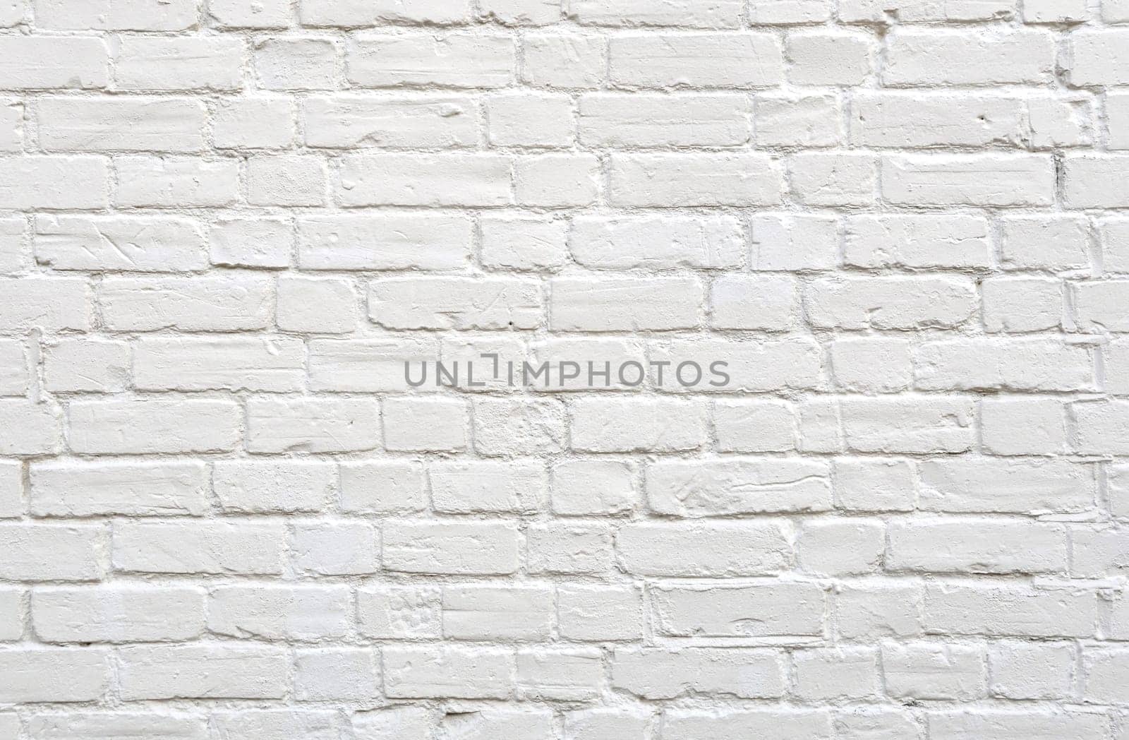 White brick wall background