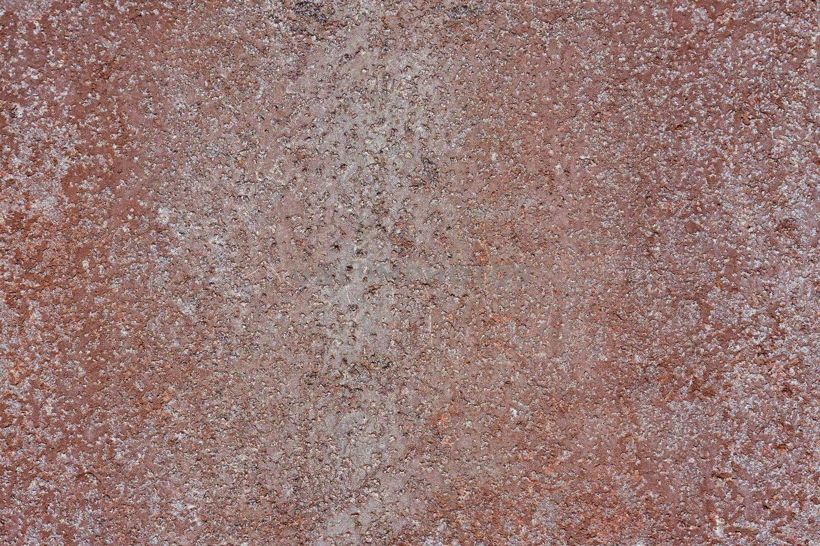 Closeup of texture of old, rusting metal