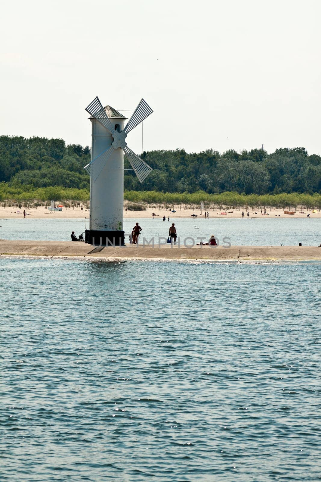 Mill beacon in the entrance to the Swina