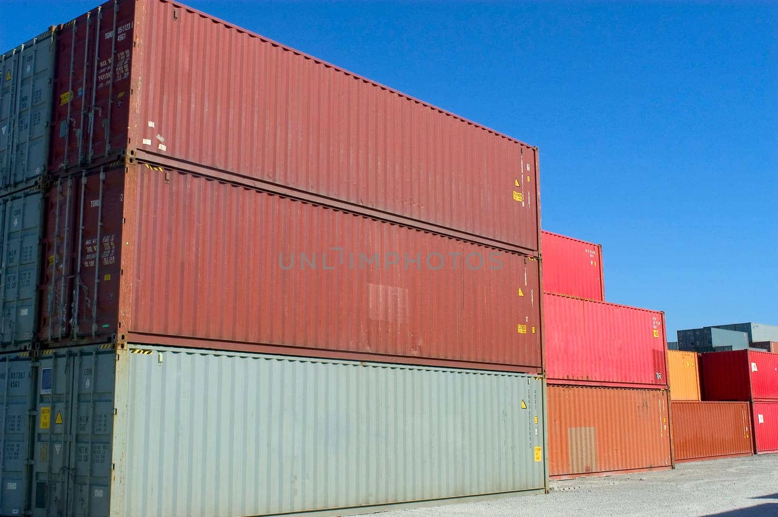 containers at the port for shipment